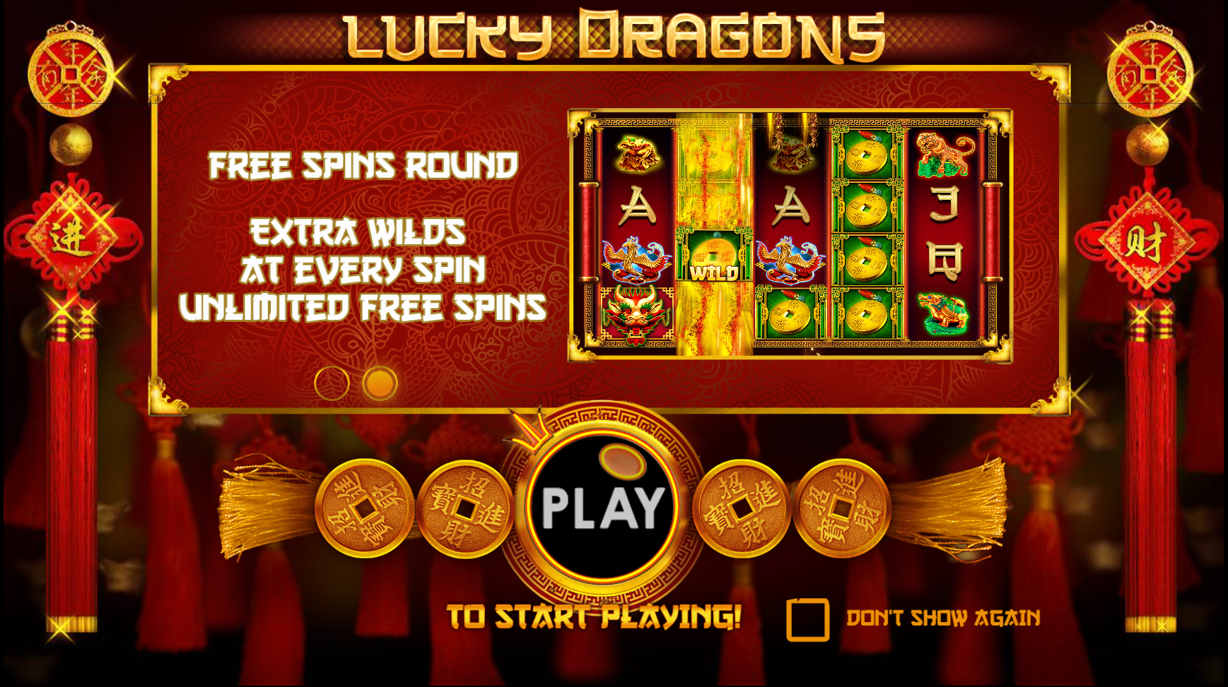 Lucky Dragons - Free spins 10