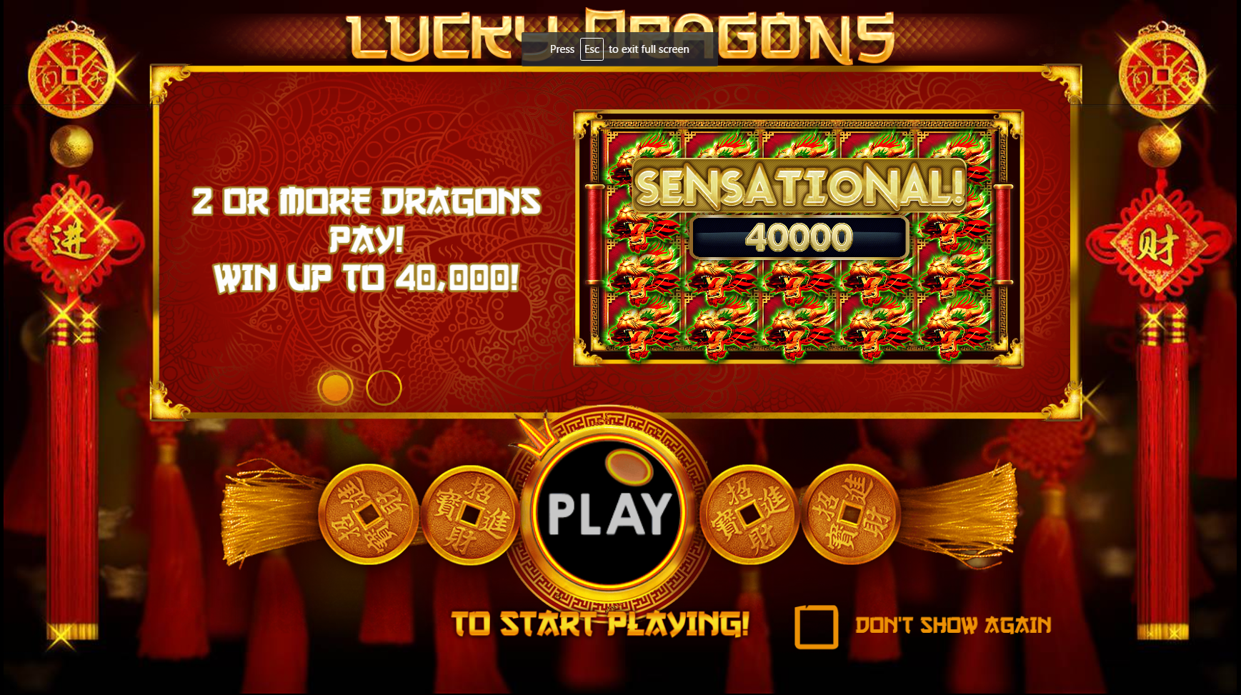 Lucky Dragons - Big win