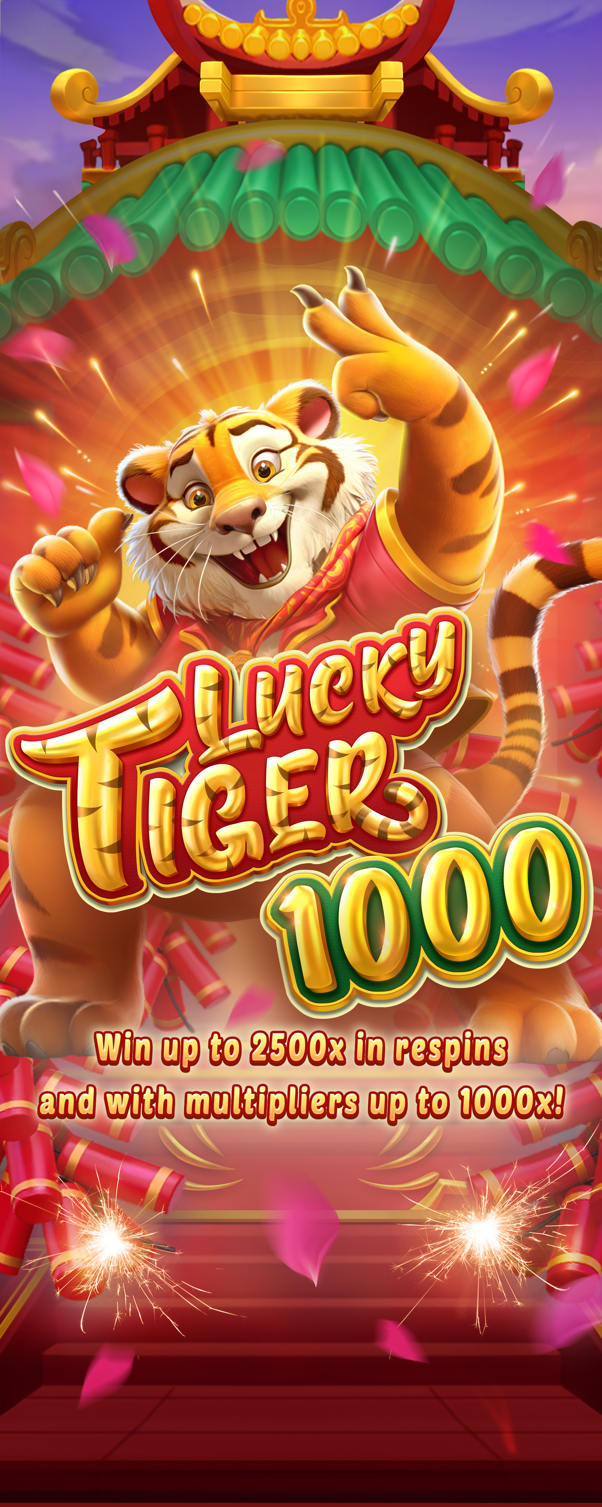 Lucky Tiger 1000 - Start screen