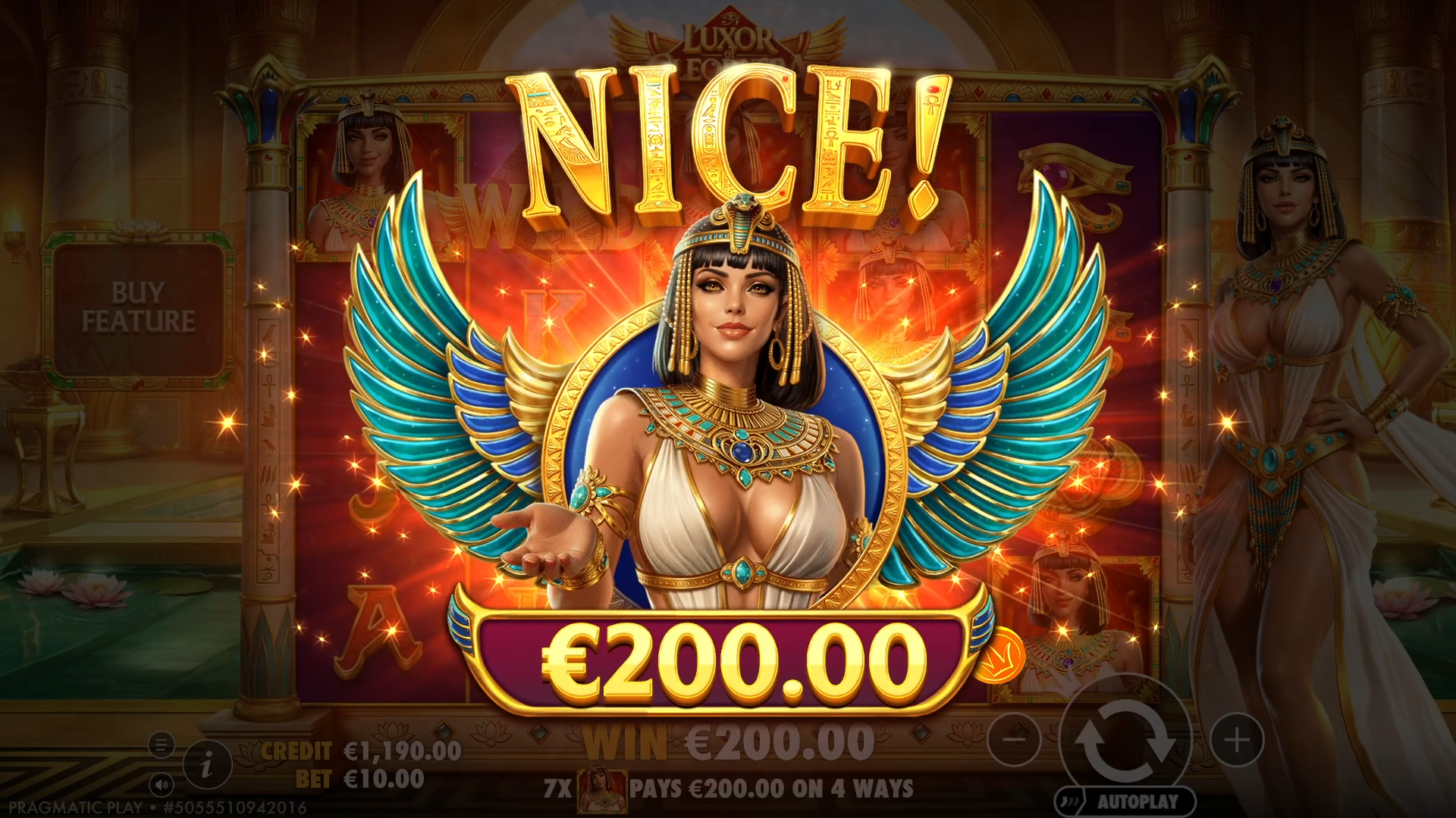 Luxor of Cleopatra - Big win 2