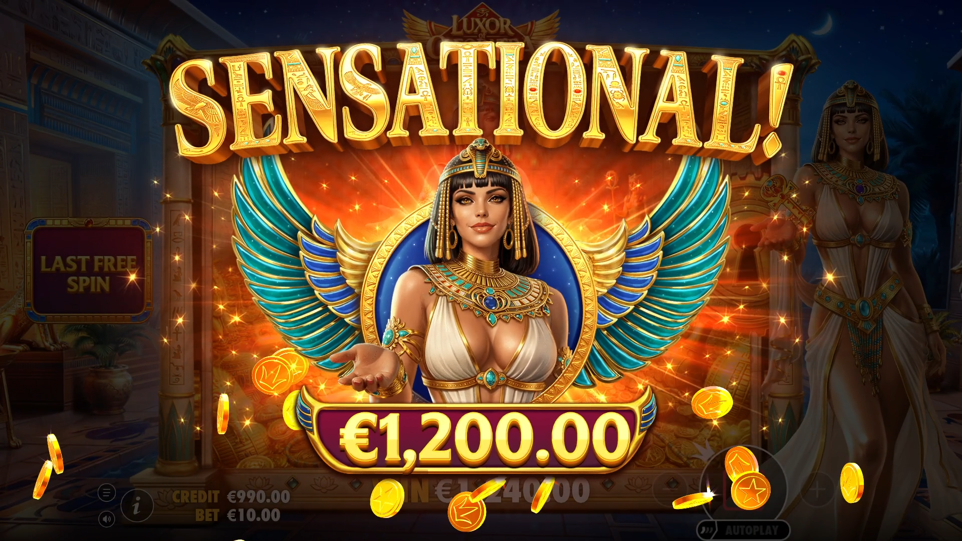 Luxor of Cleopatra - Big win 3