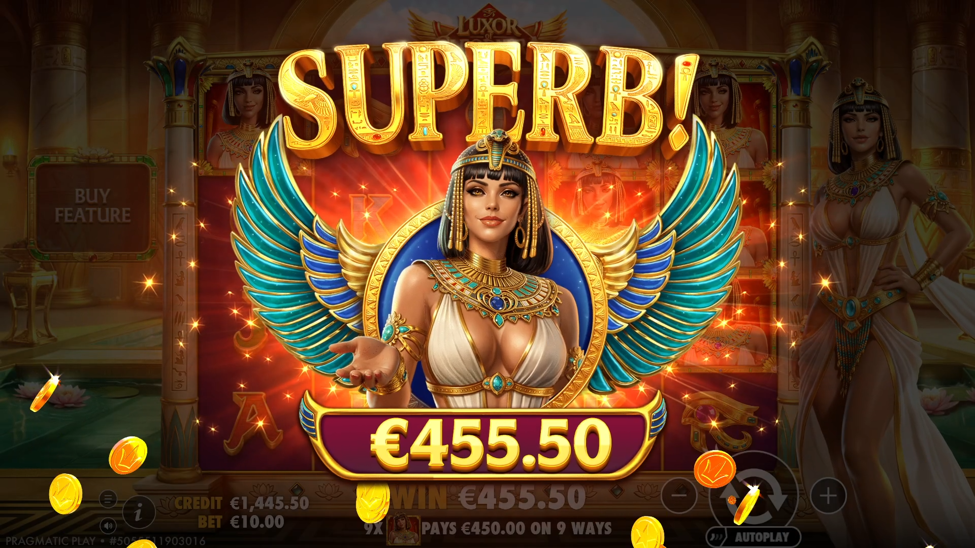 Luxor of Cleopatra - Big win 4
