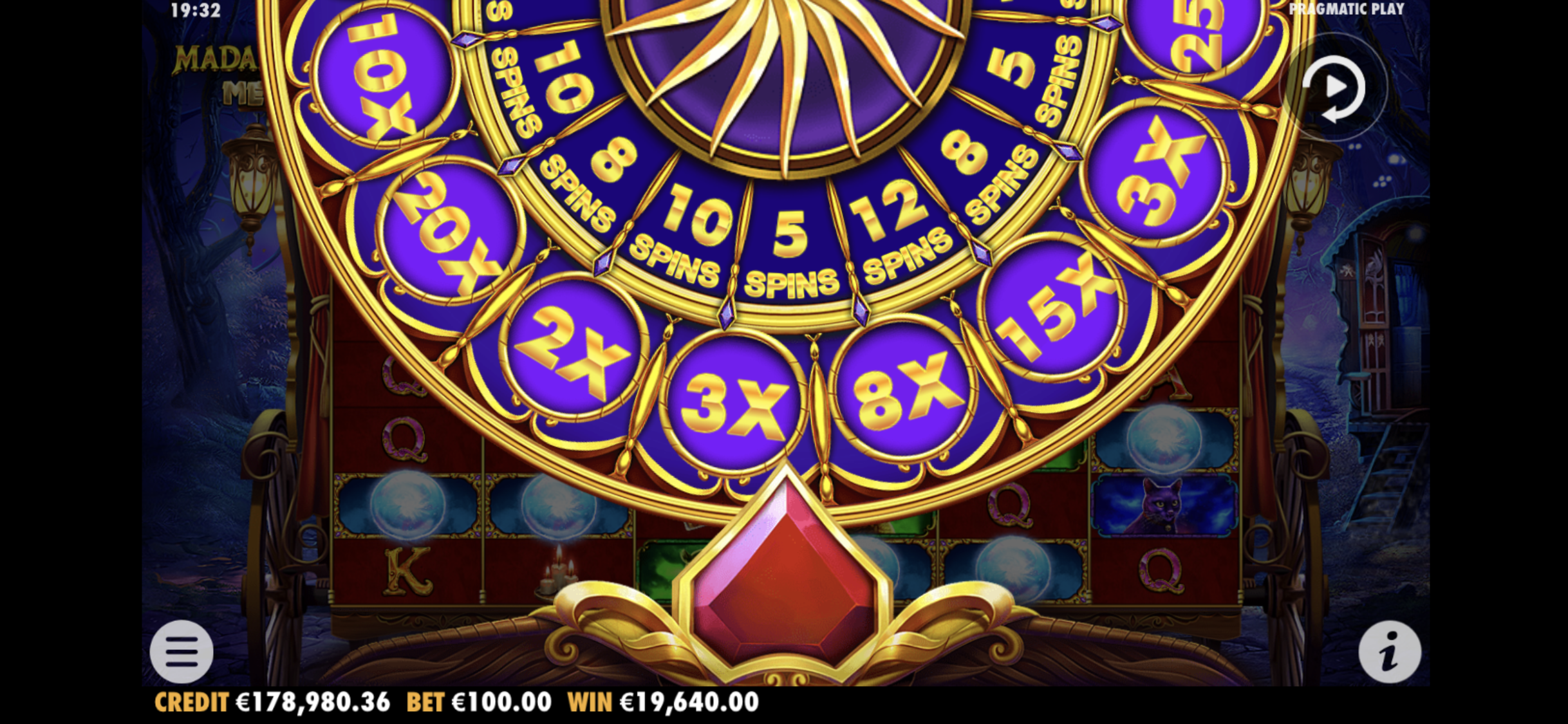 Madame Destiny Megaways - Free spins 6