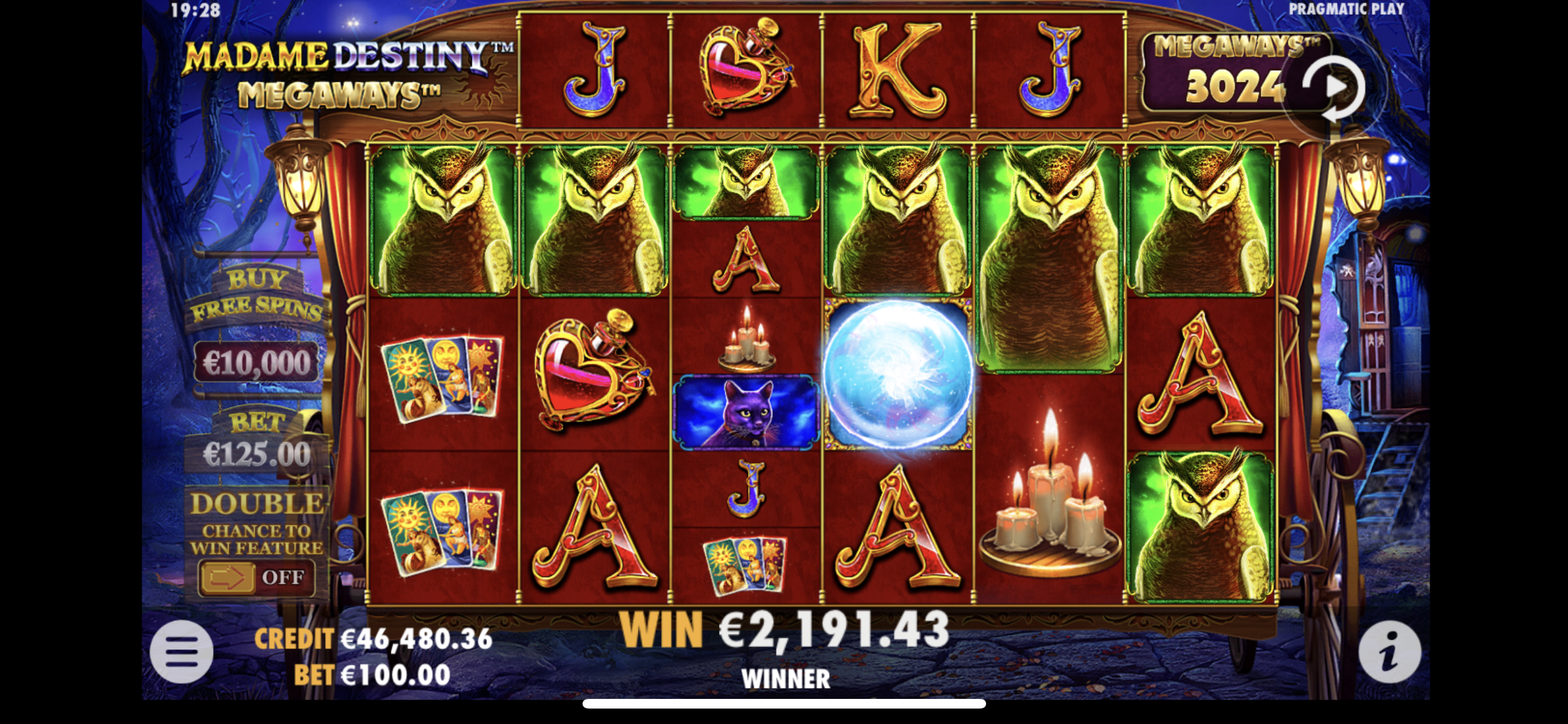 Madame Destiny Megaways - Big win 7