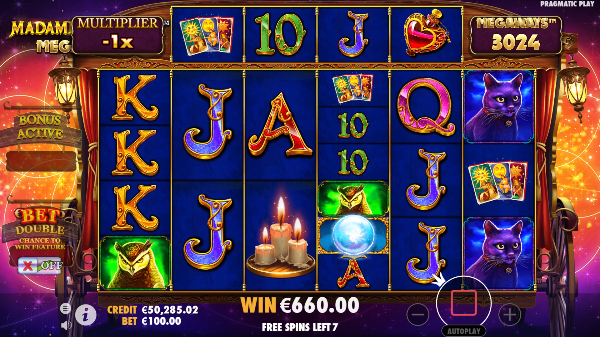 Madame Destiny Megaways - Free spins 11