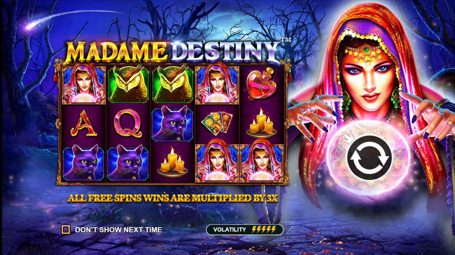 Madame Destiny - Free spins 1