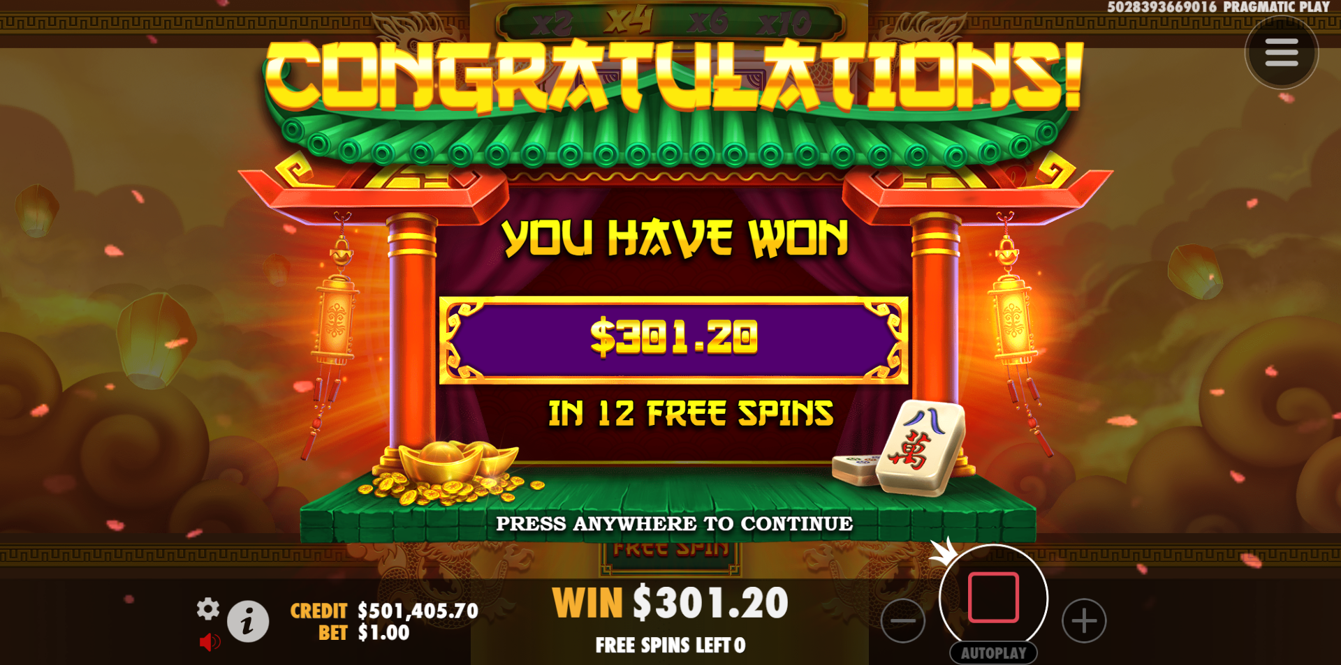 Mahjong Wins 2 - Banner