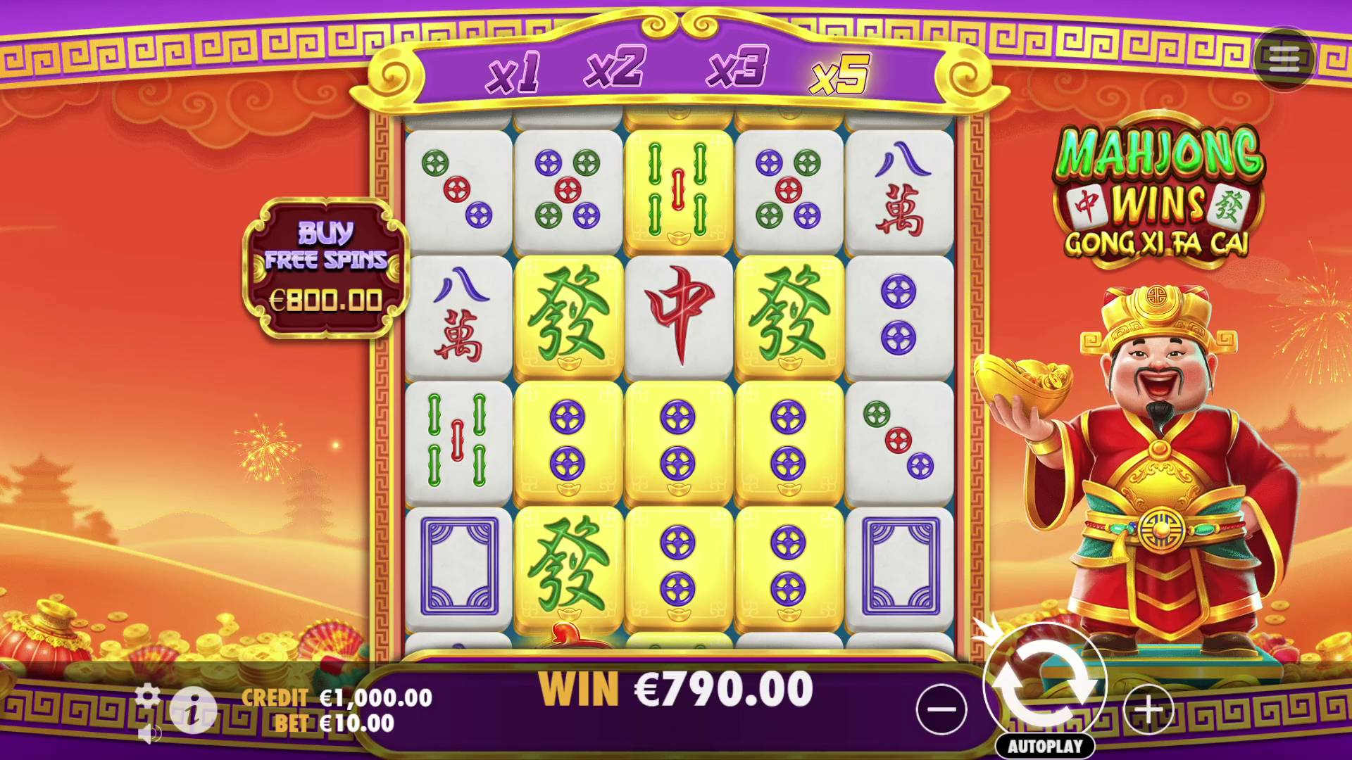 Mahjong Wins - Gong Xi Fa Cai - Big win 6