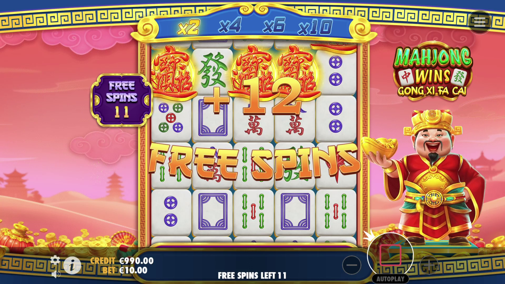Mahjong Wins - Gong Xi Fa Cai - Free spins 4