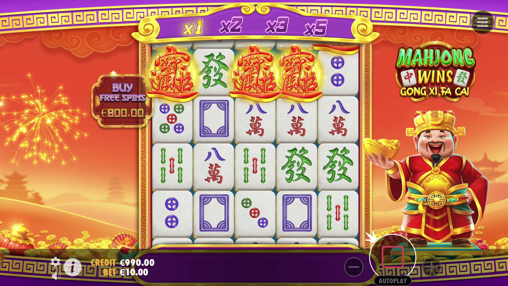 Mahjong Wins - Gong Xi Fa Cai - Buy bonus