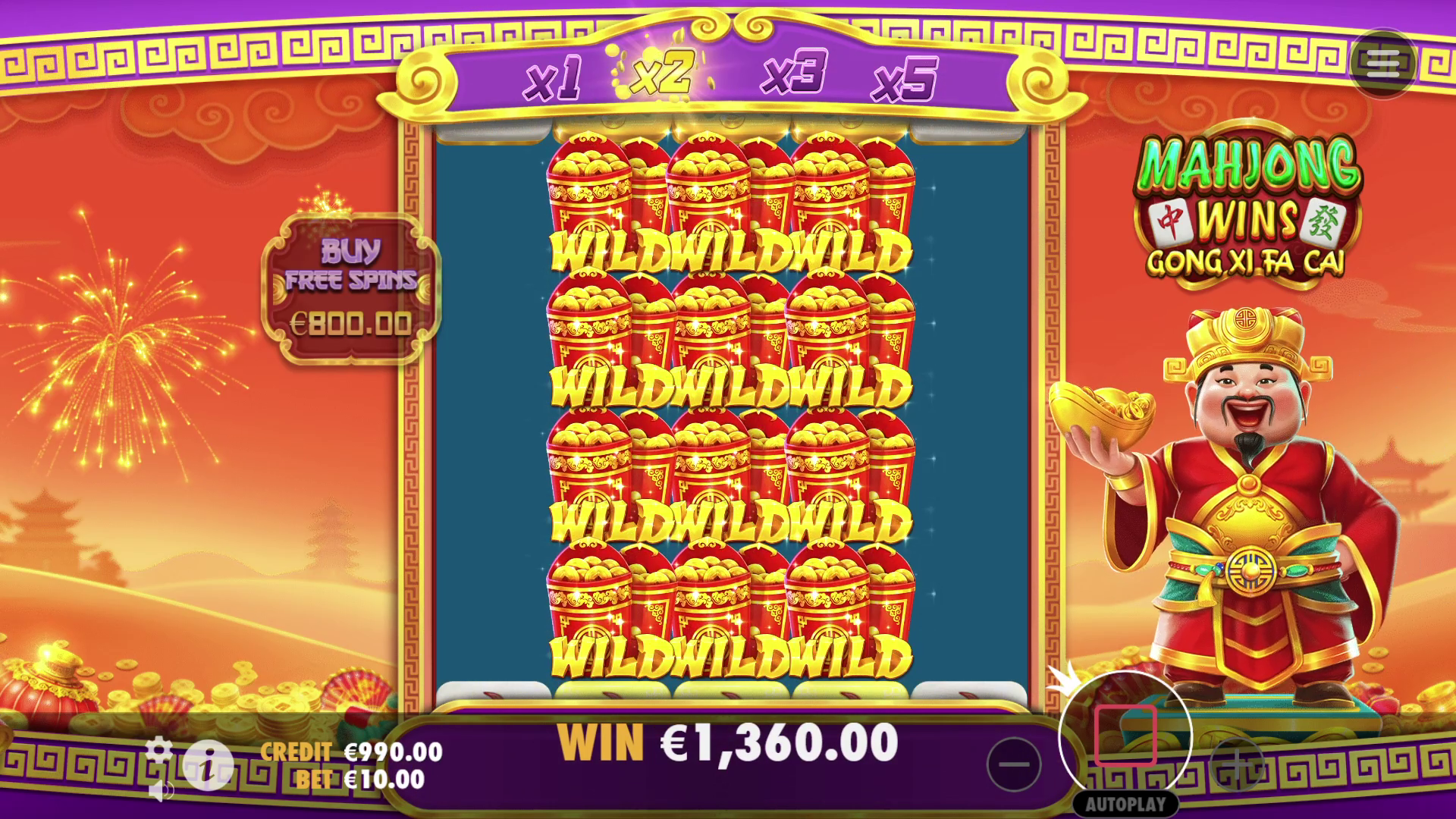 Mahjong Wins - Gong Xi Fa Cai - Big win 9
