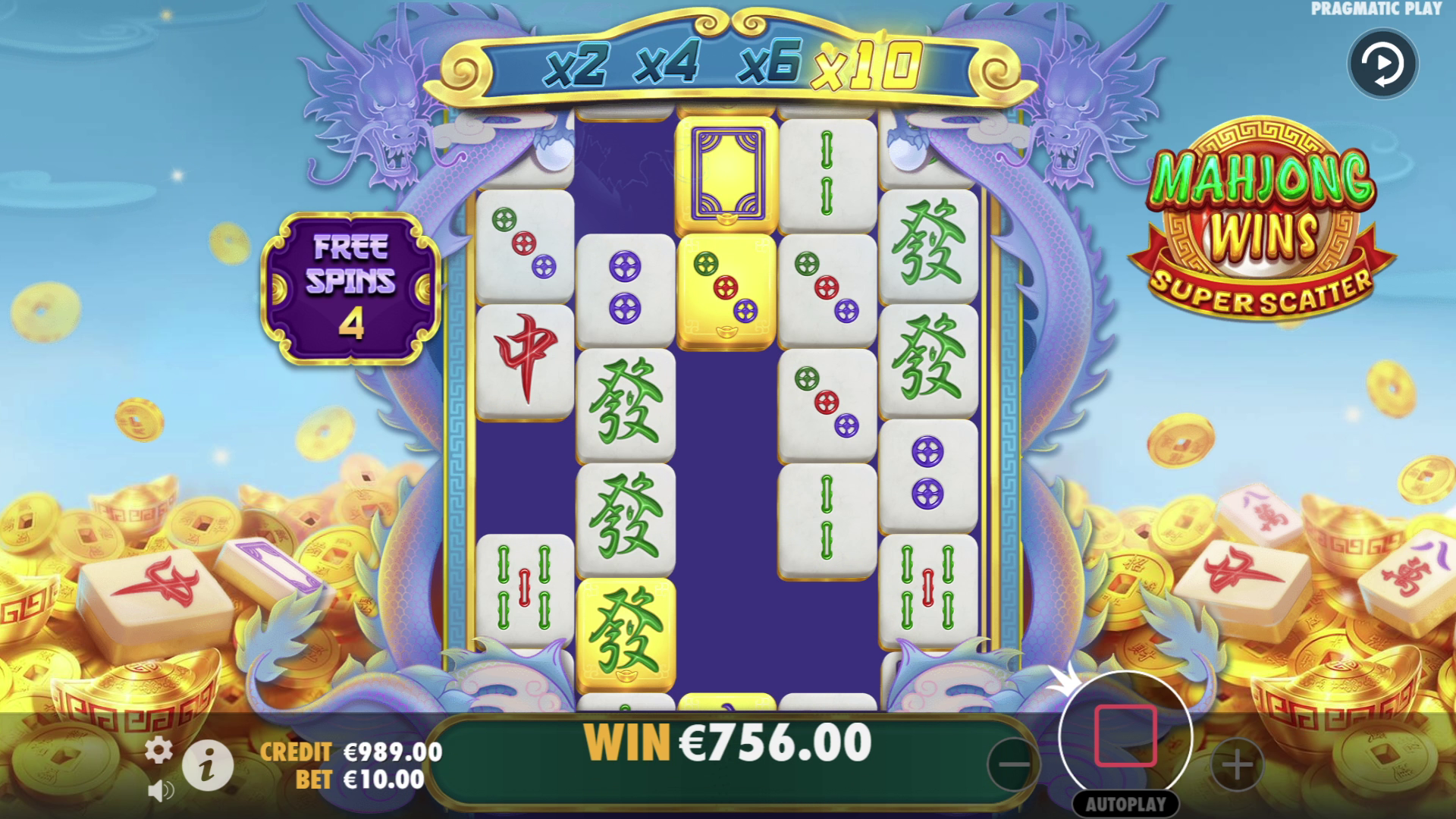 Mahjong Wins Super Scatter - Big win 1