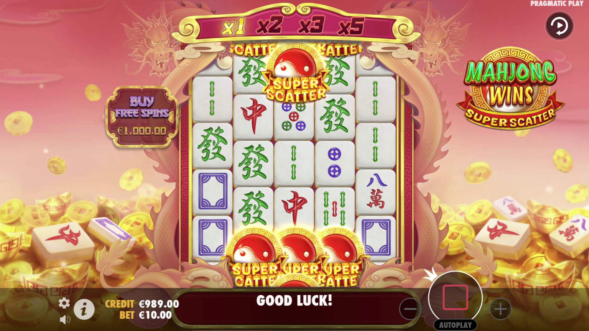 Mahjong Wins Super Scatter - Free spins 3