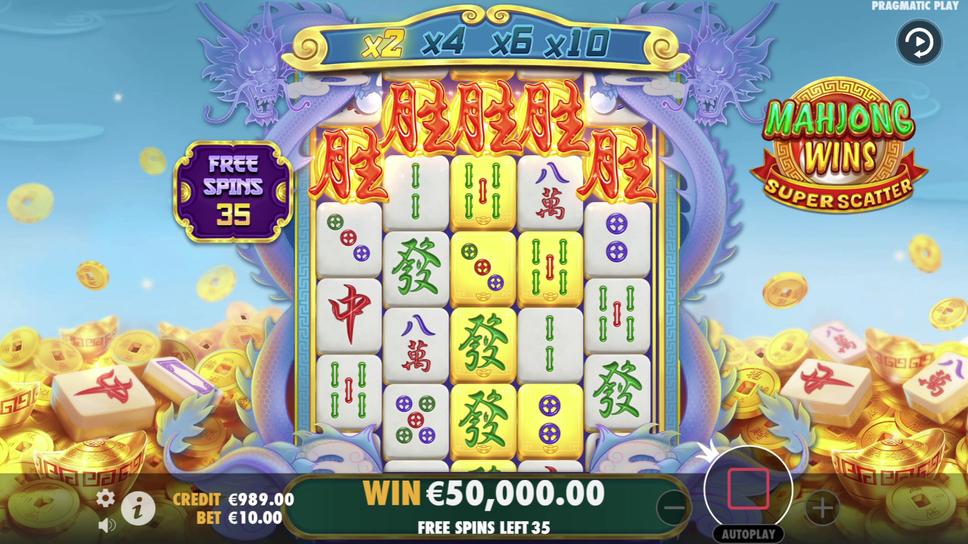 Mahjong Wins Super Scatter - Free spins 4
