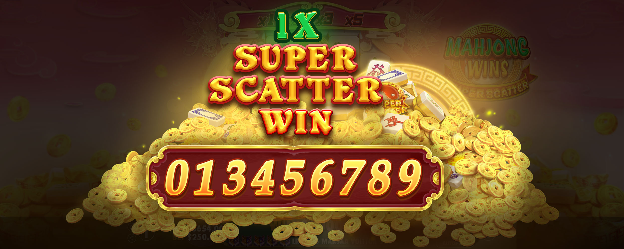 Mahjong Wins Super Scatter - Big win 3