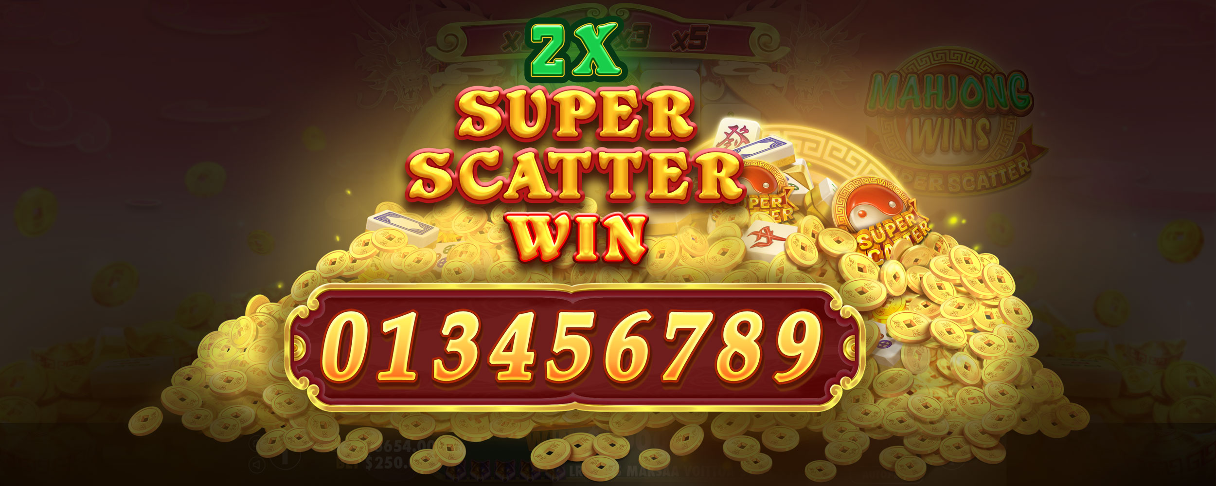 Mahjong Wins Super Scatter - Big win 4