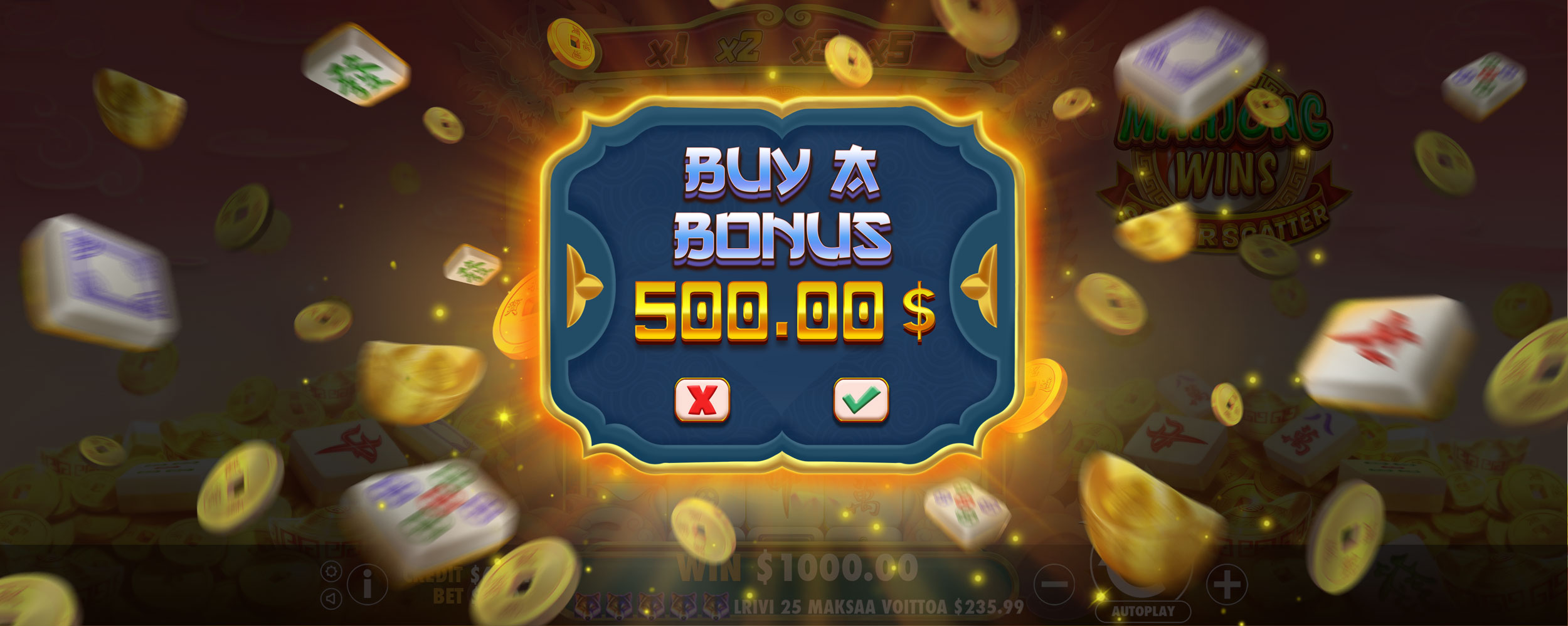 Mahjong Wins Super Scatter - Buy bonus