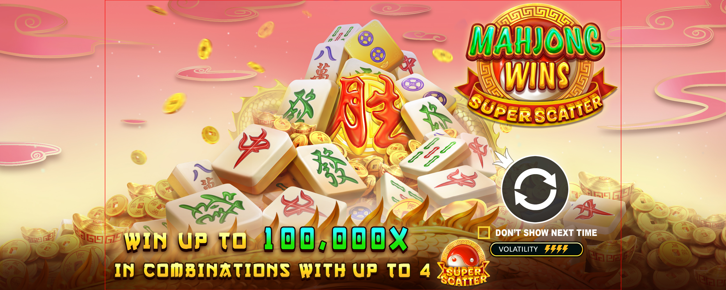Mahjong Wins Super Scatter - Start screen 2