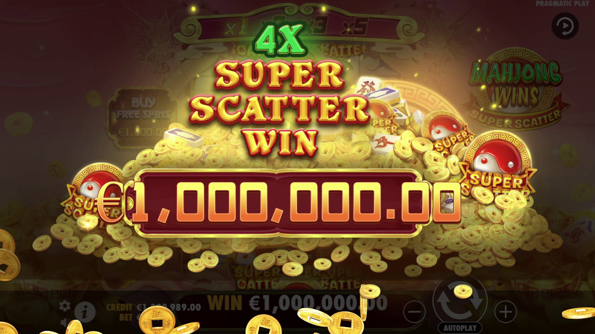 Mahjong Wins Super Scatter - Big win 7