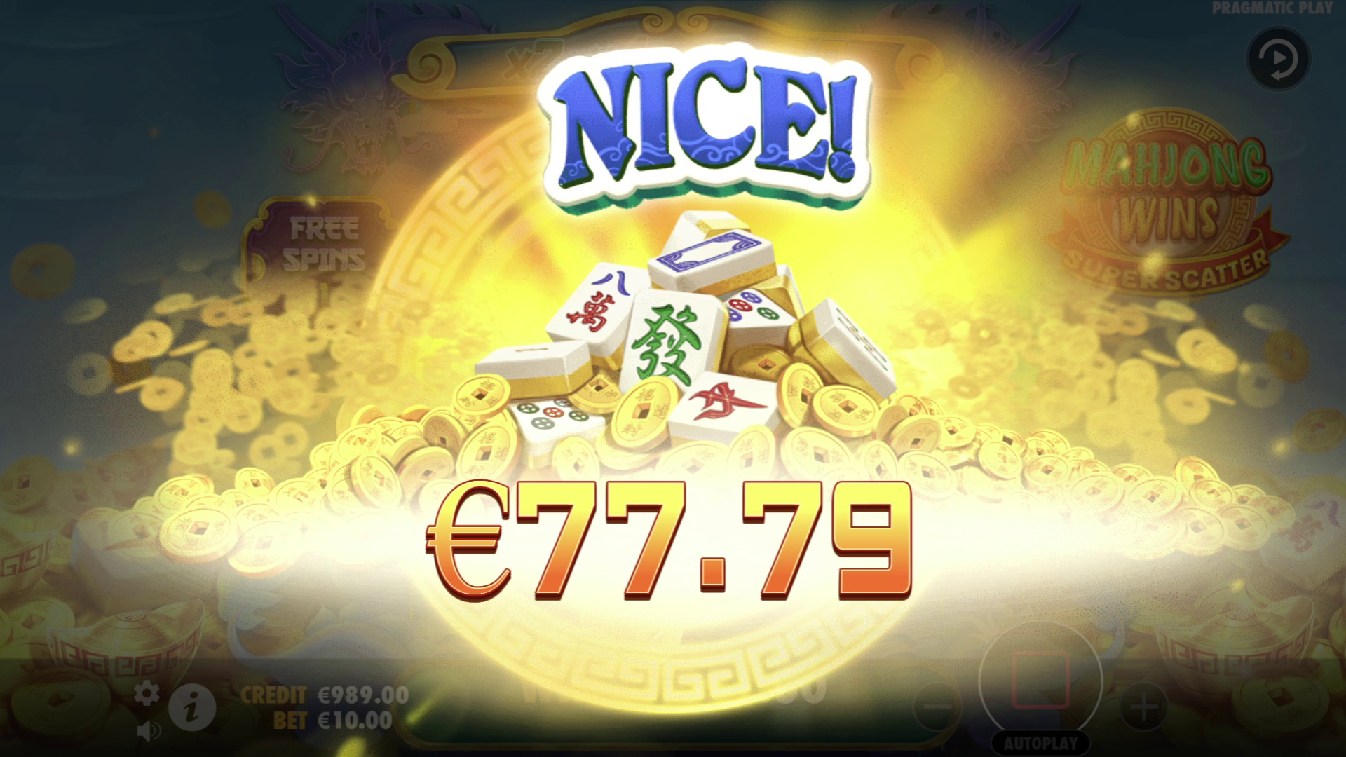 Mahjong Wins Super Scatter - Big win 8