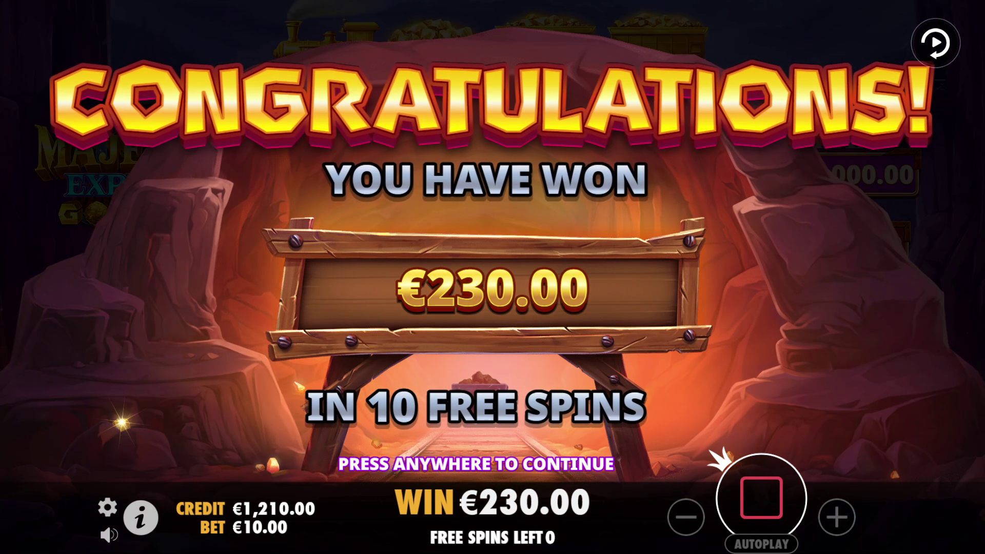 Majestic Express - Gold Run - Free spins 1