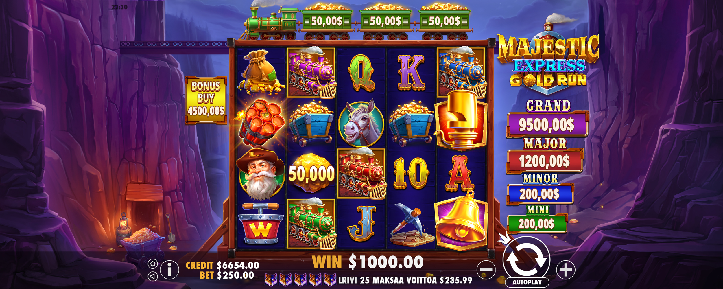 Majestic Express - Gold Run - Free spins 3