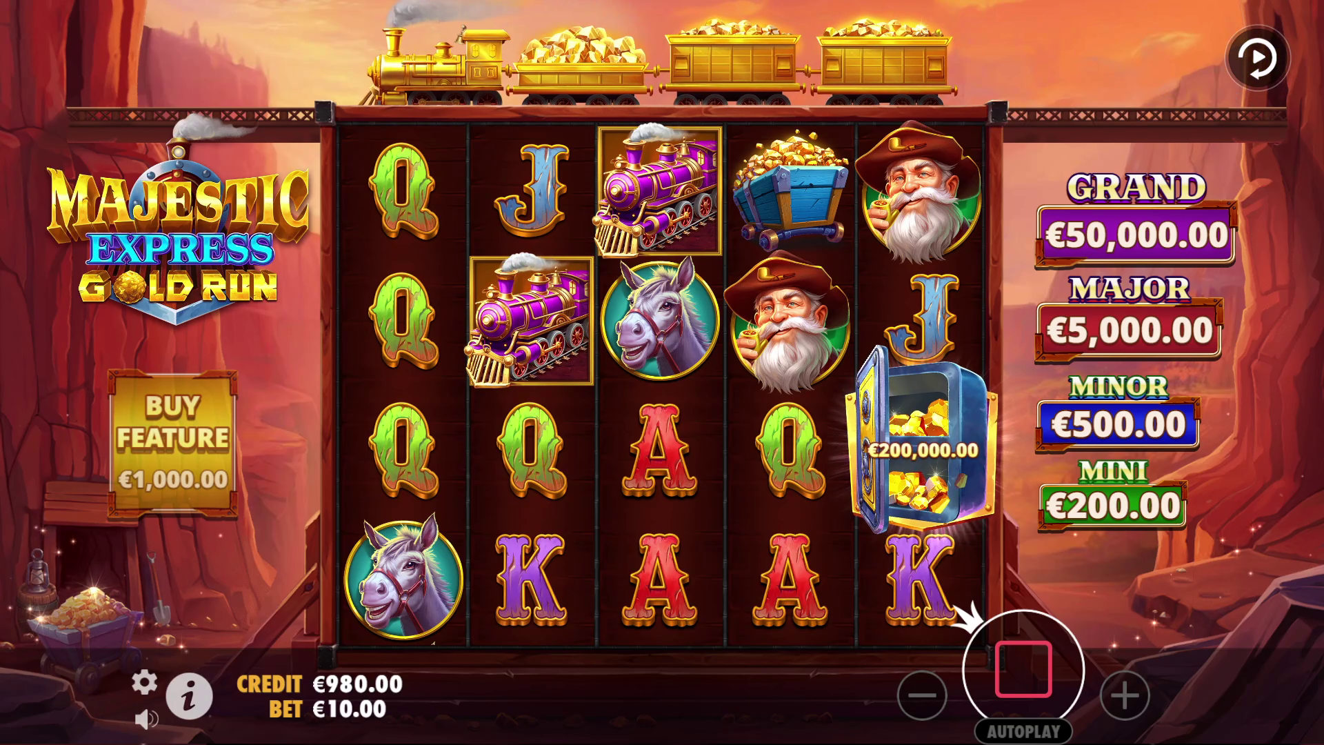 Majestic Express - Gold Run - Buy bonus 2