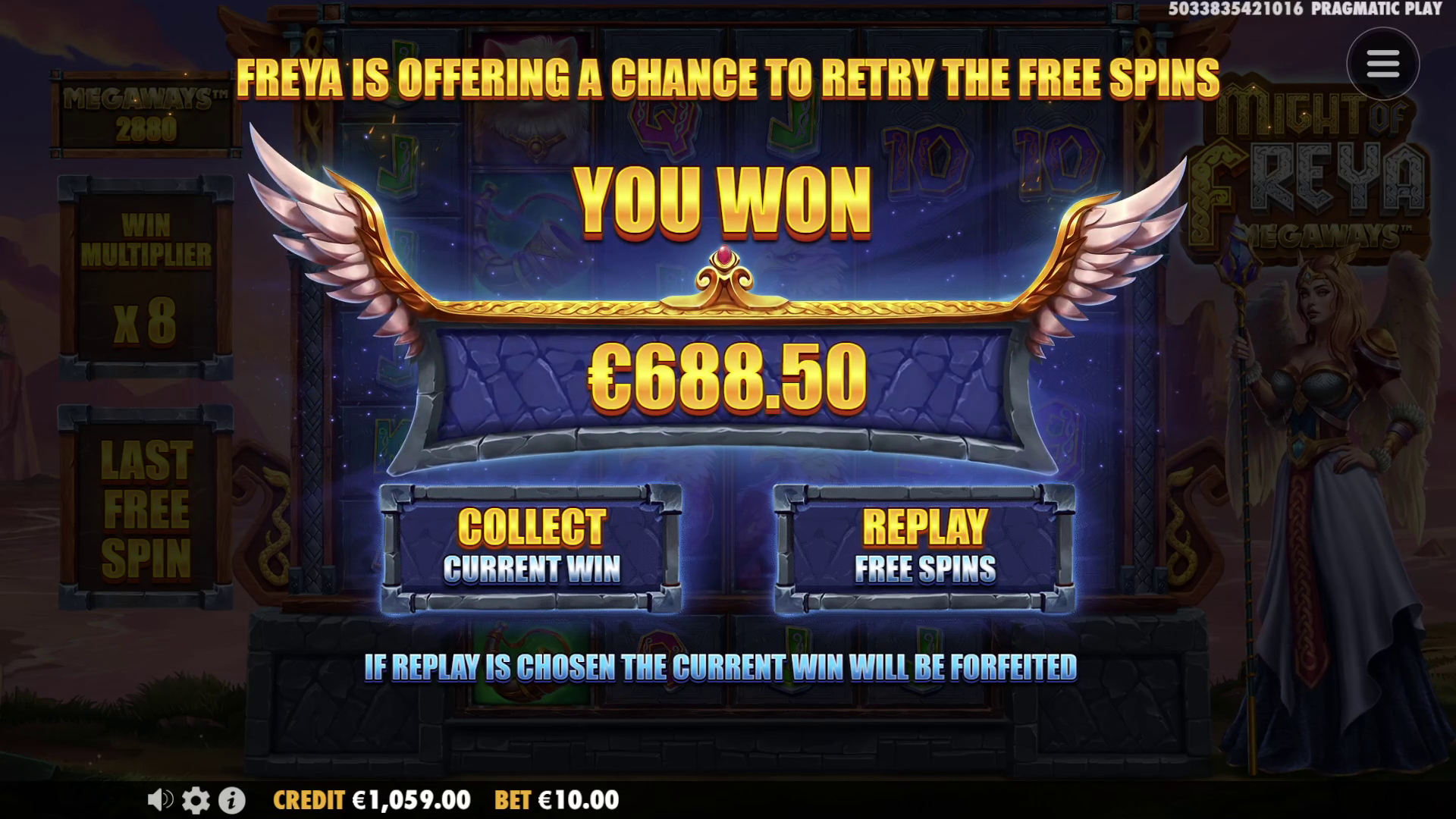 Might of Freya Megaways - Free spins 4