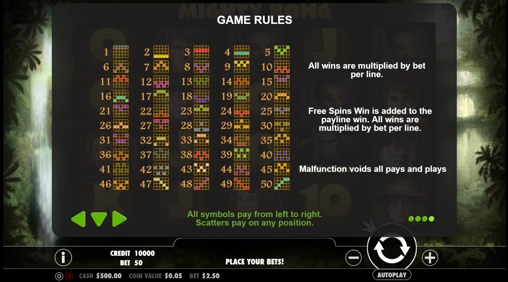 Mighty Kong - Game rules 7