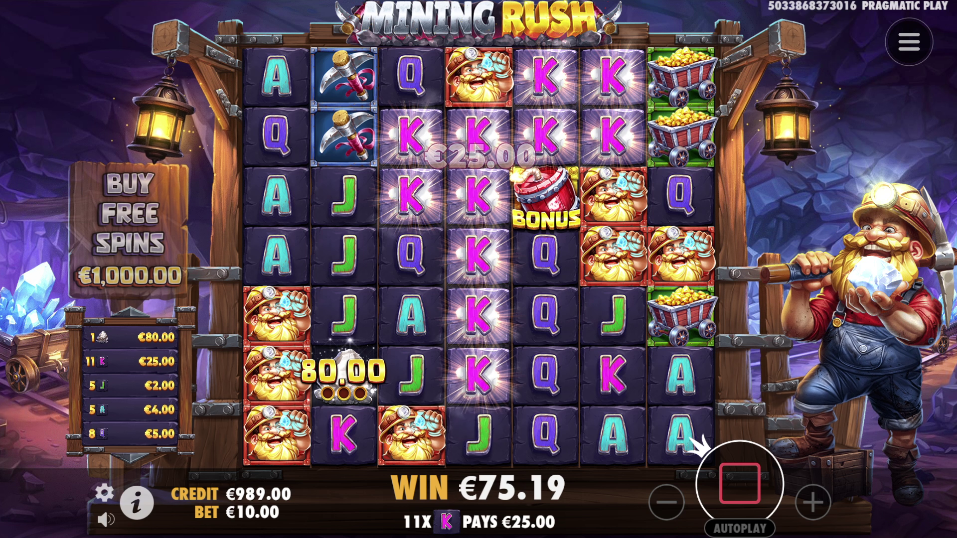 Mining Rush - Big win 3