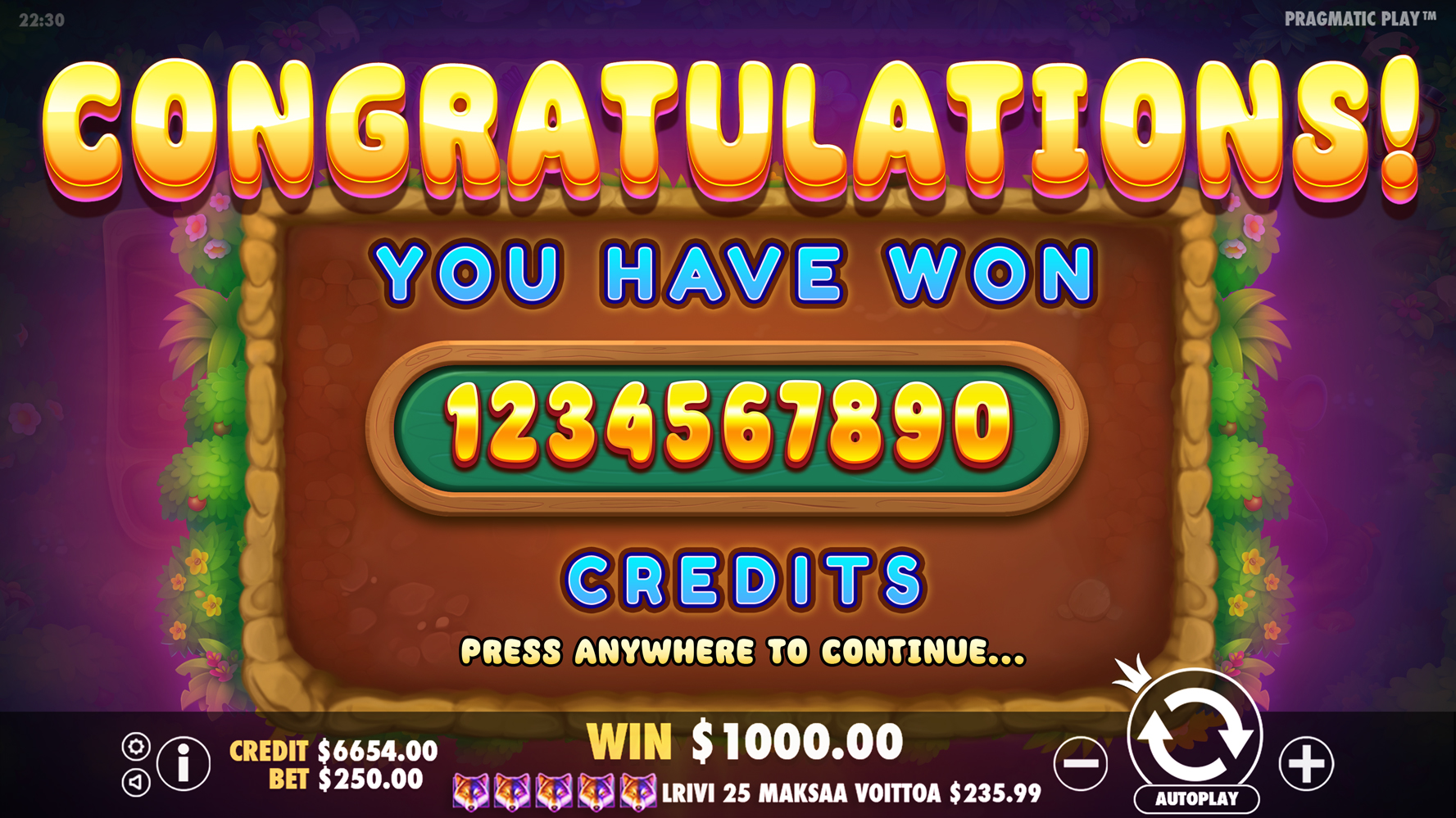 Moleionaire - Big win 1