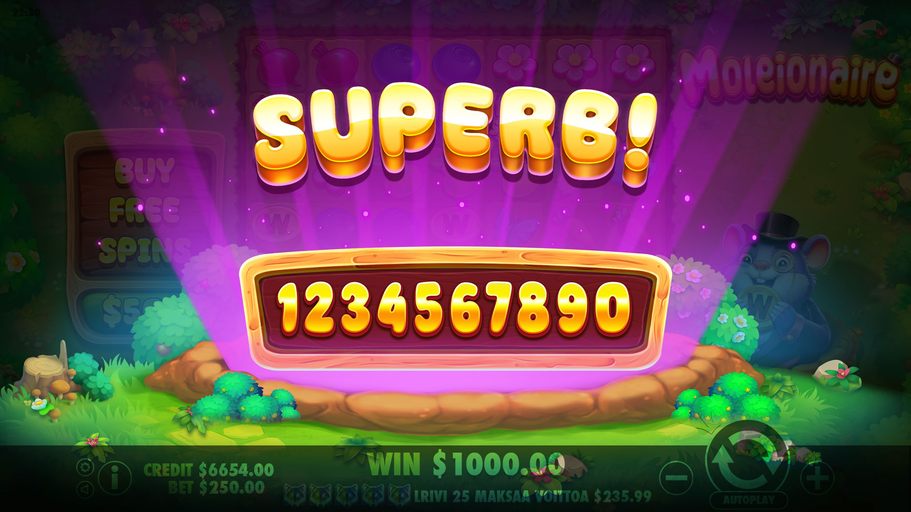 Moleionaire - Big win 2