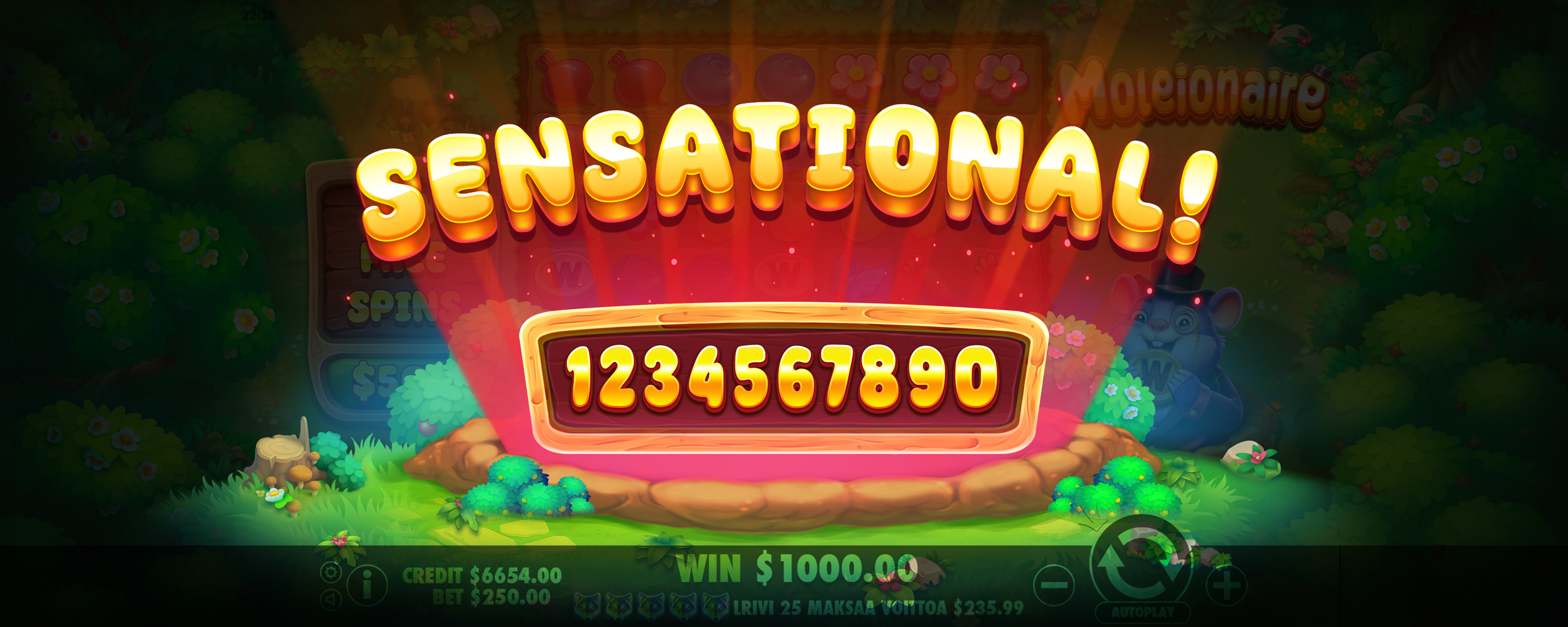 Moleionaire - Big win 6