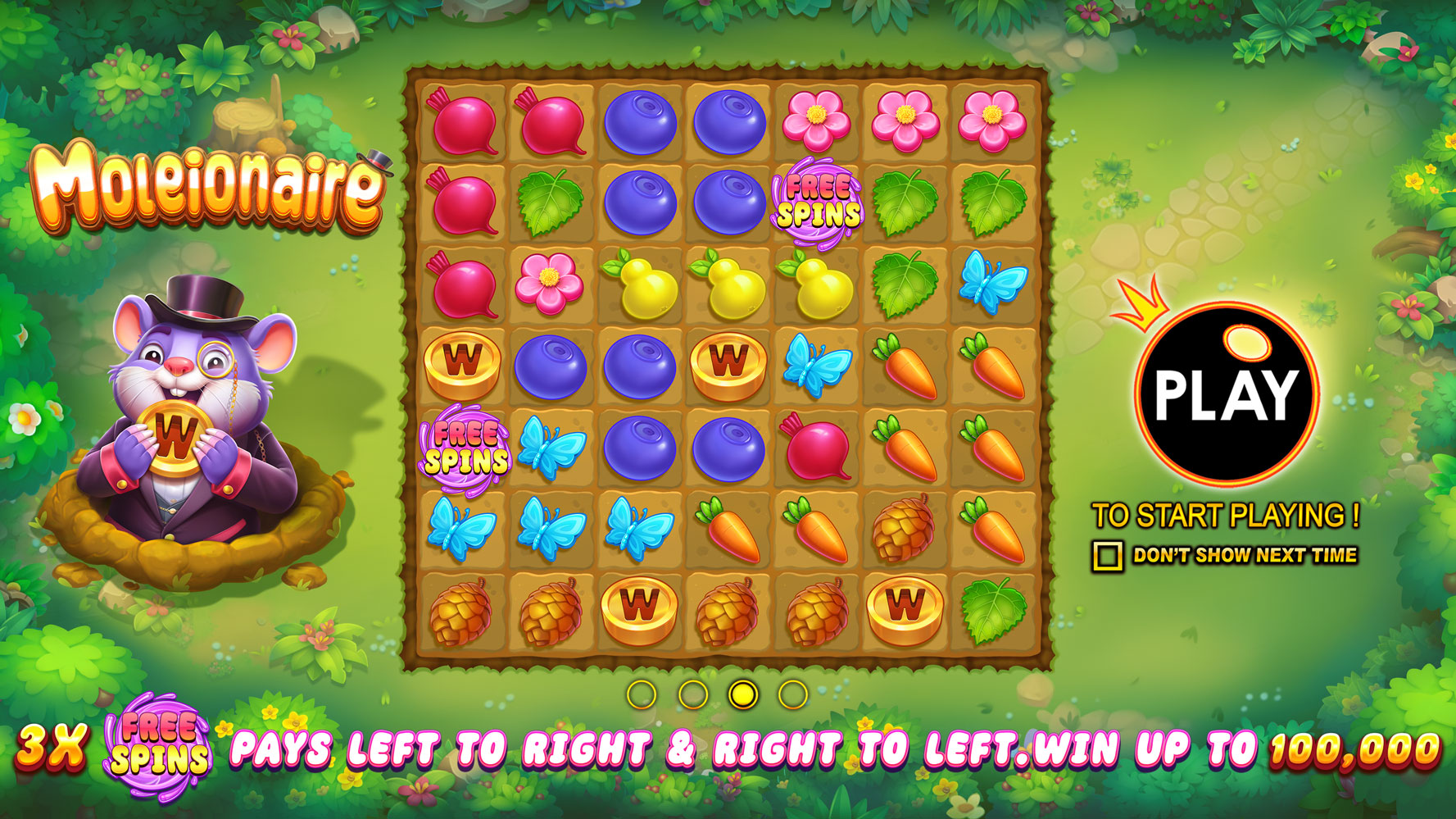 Moleionaire - Free spins 4