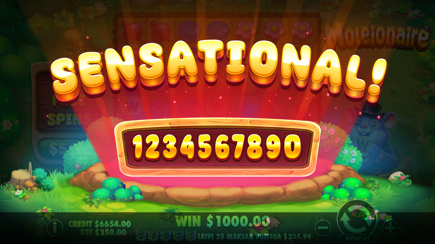 Moleionaire - Big win 7
