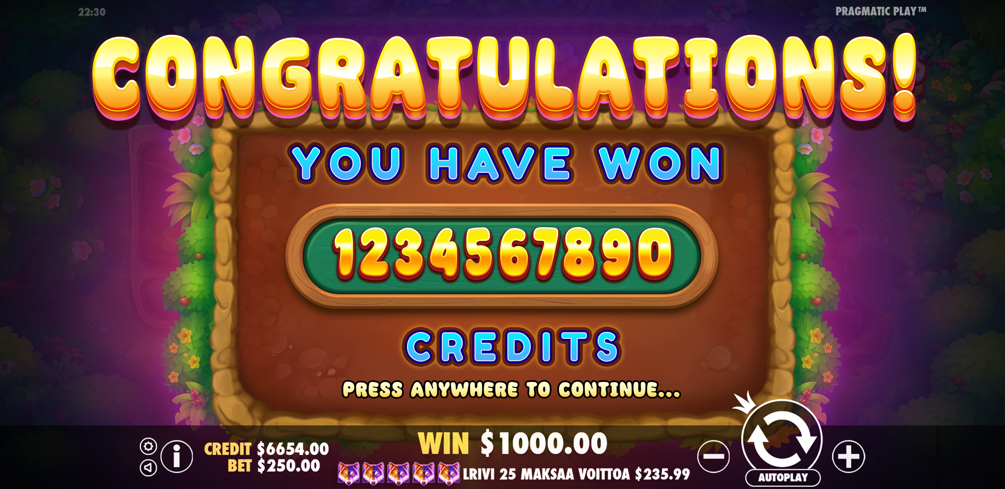 Moleionaire - Big win 8