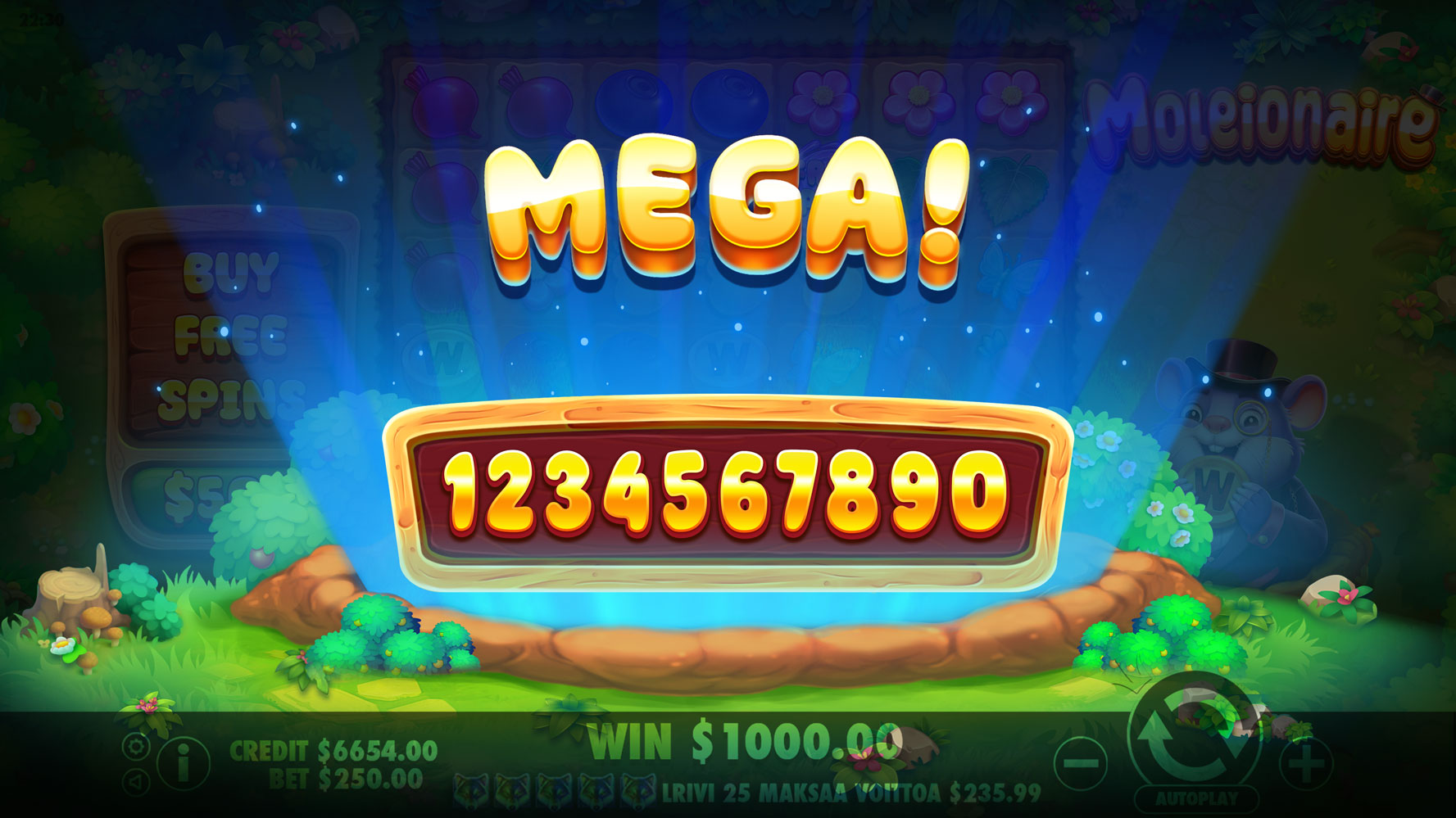 Moleionaire - Big win 10