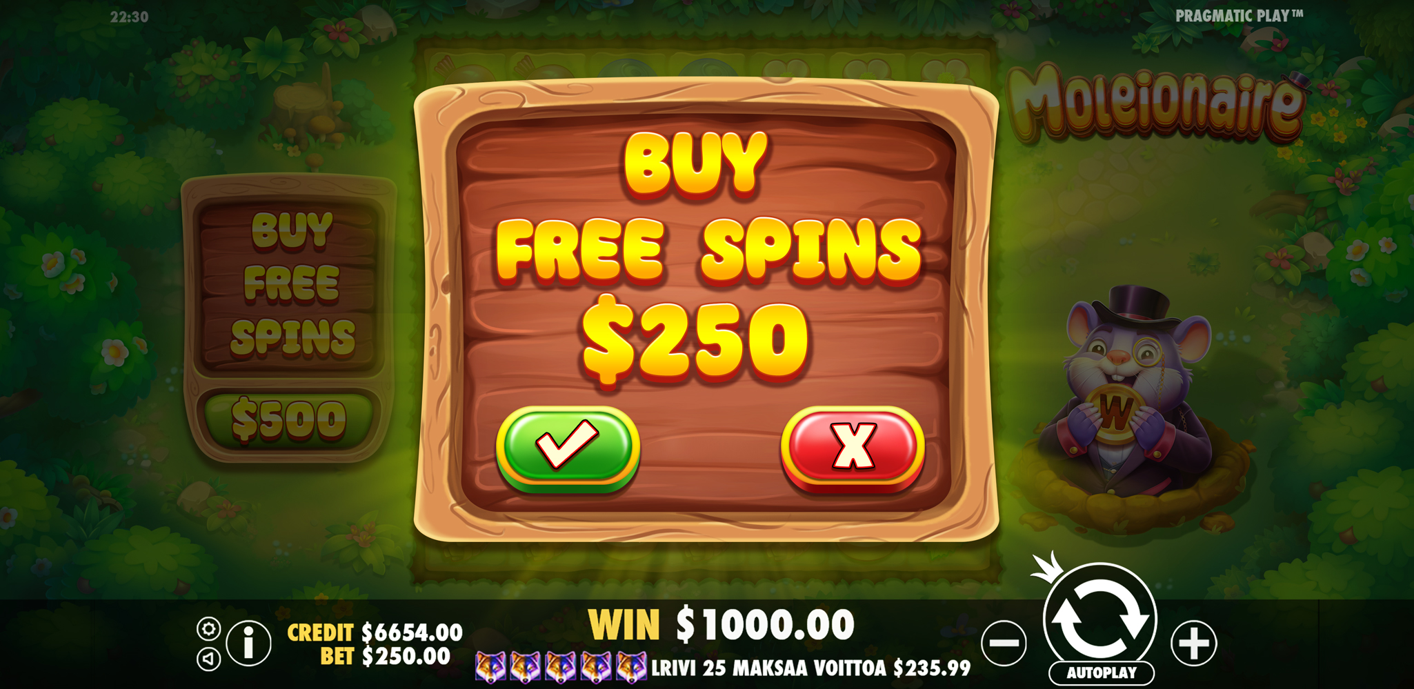 Moleionaire - Buy bonus 2