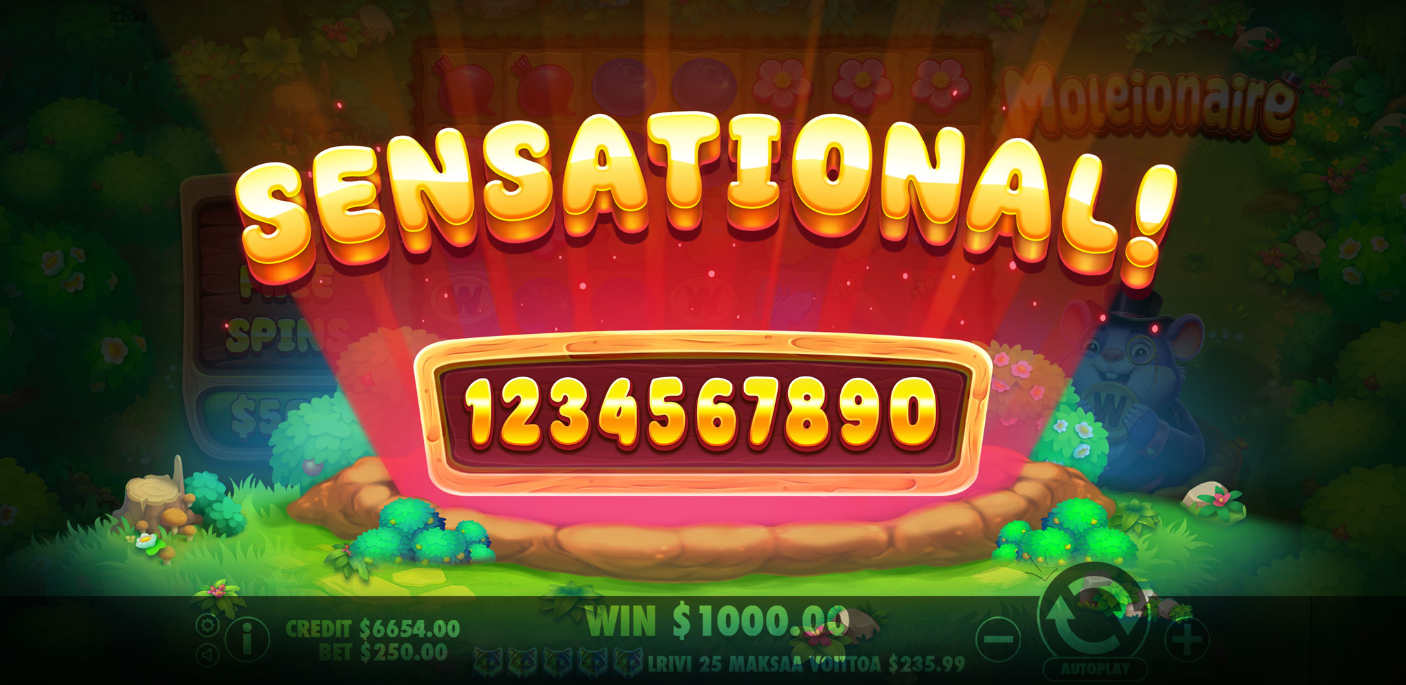Moleionaire - Big win 12