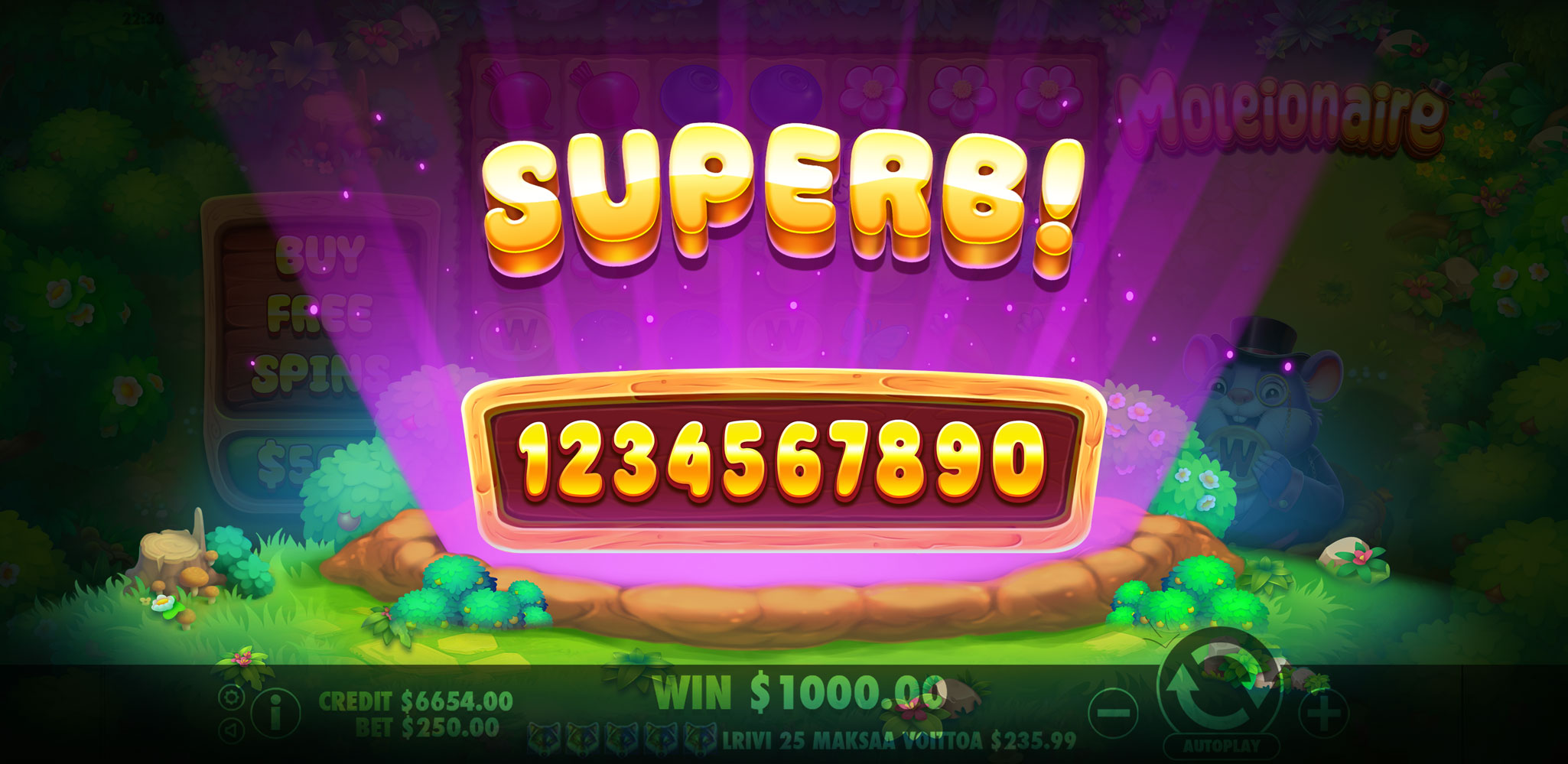 Moleionaire - Big win 14