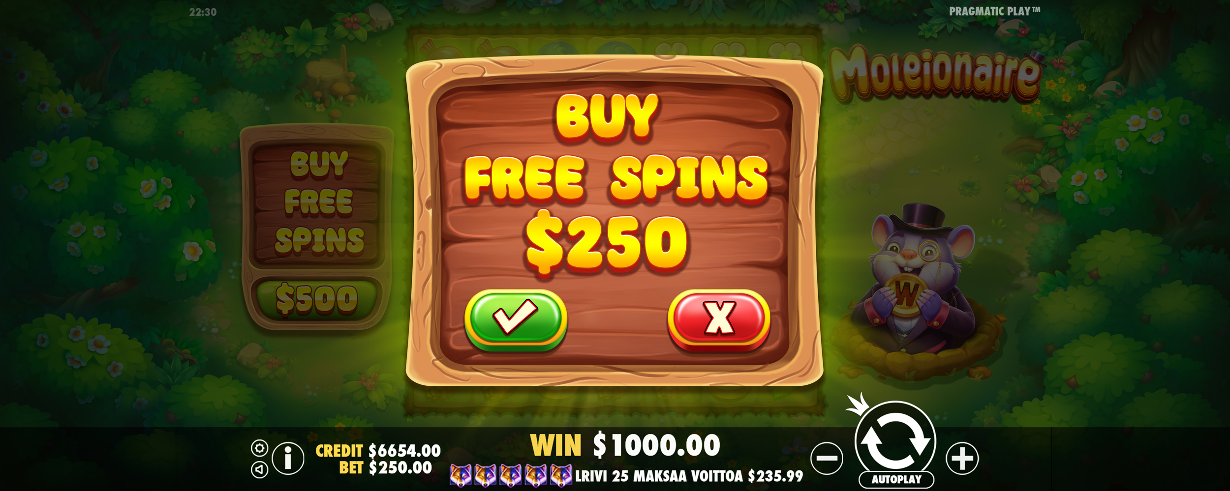 Moleionaire - Buy bonus 3