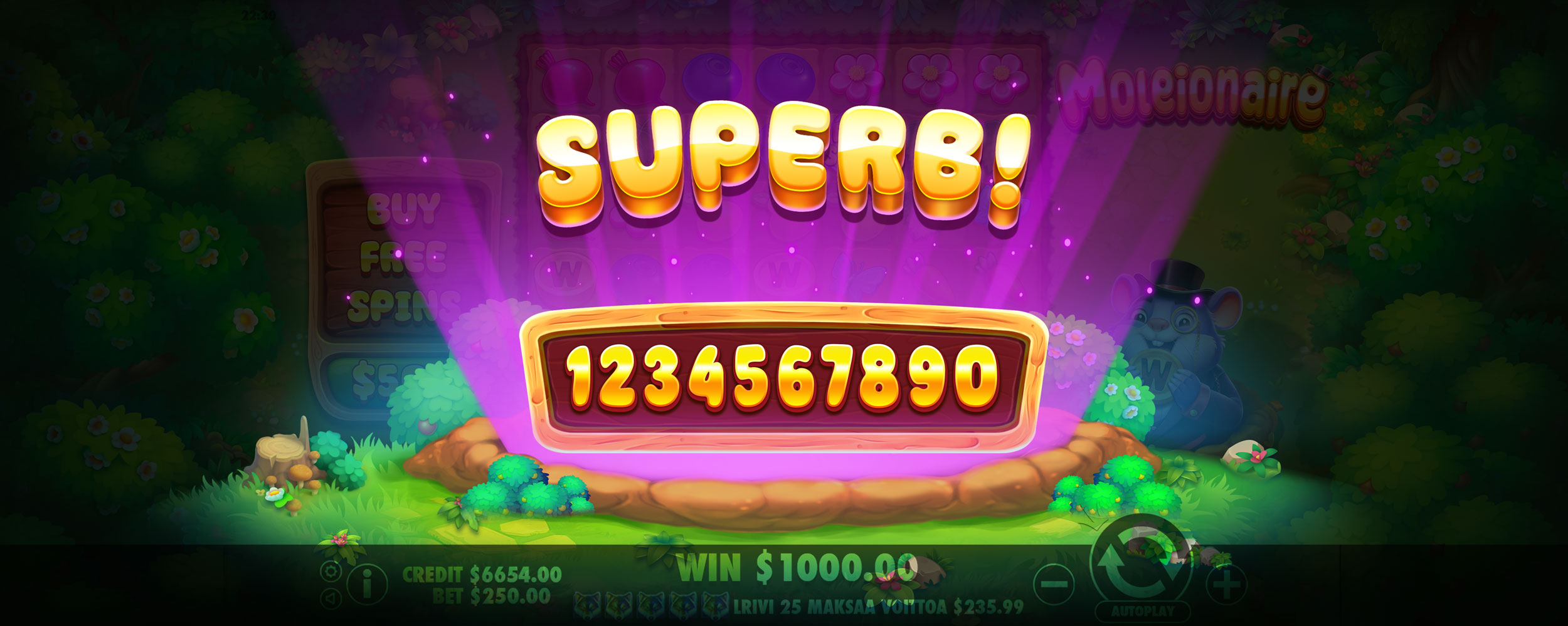 Moleionaire - Big win 15