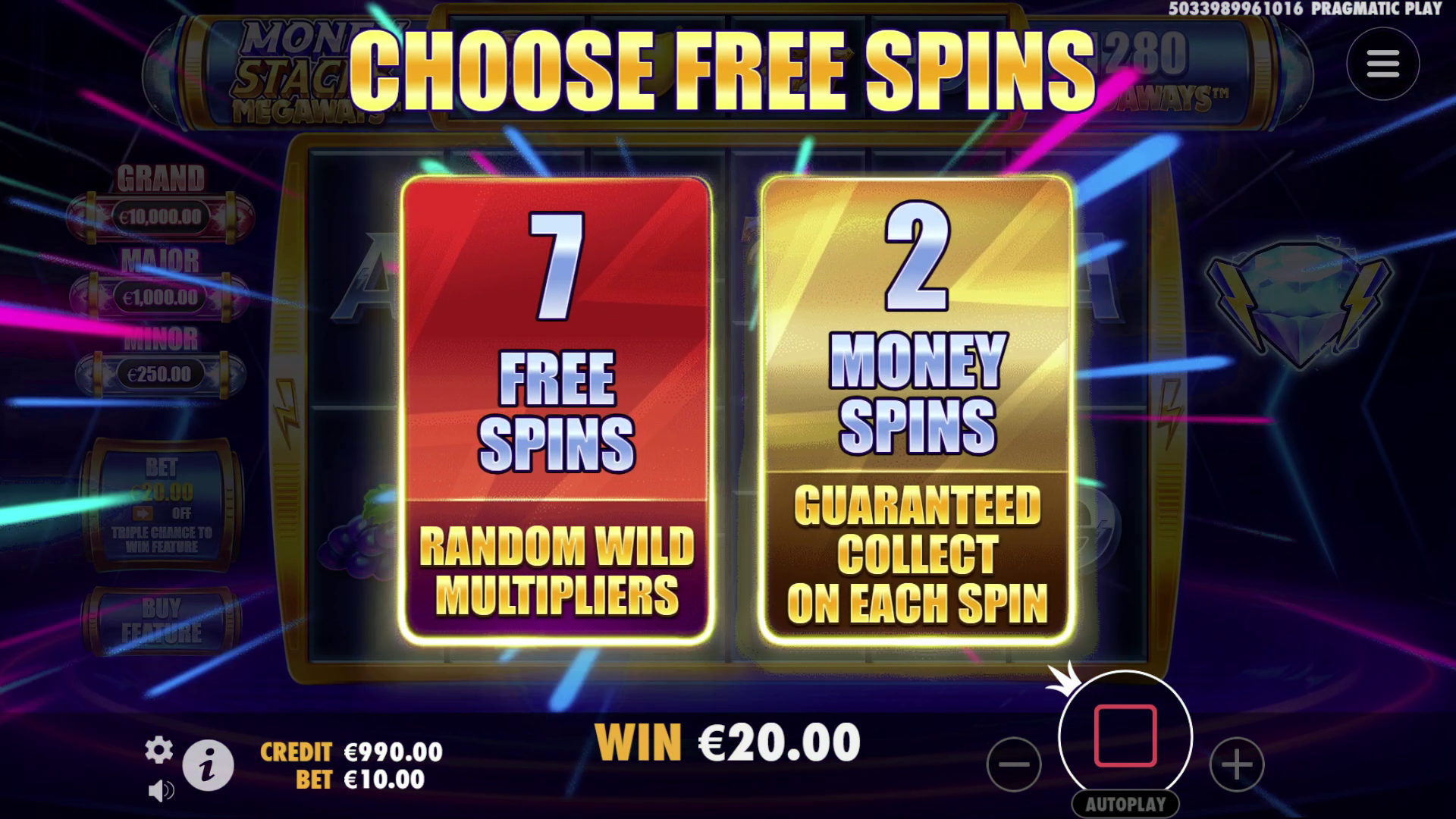 Money Stacks Megaways - Buy bonus 1