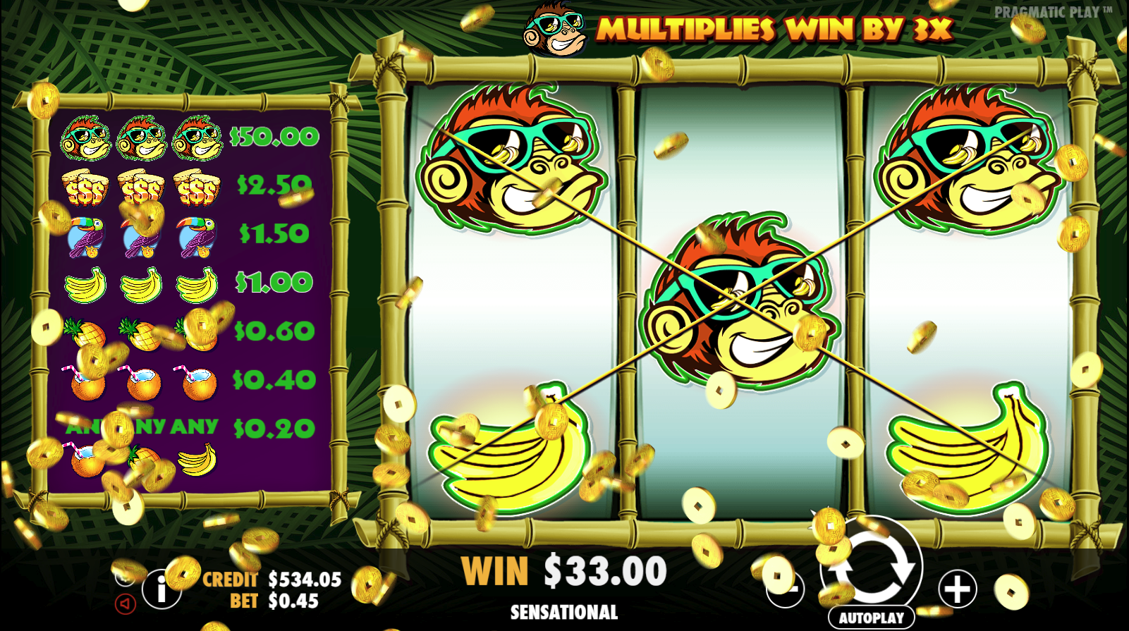 Monkey Madness - Big win 1