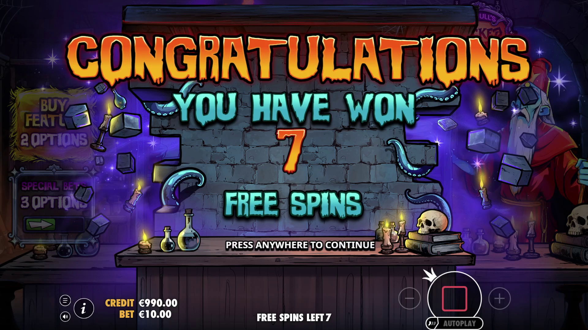 Mr. Null's Wicked Wares - Free spins 2