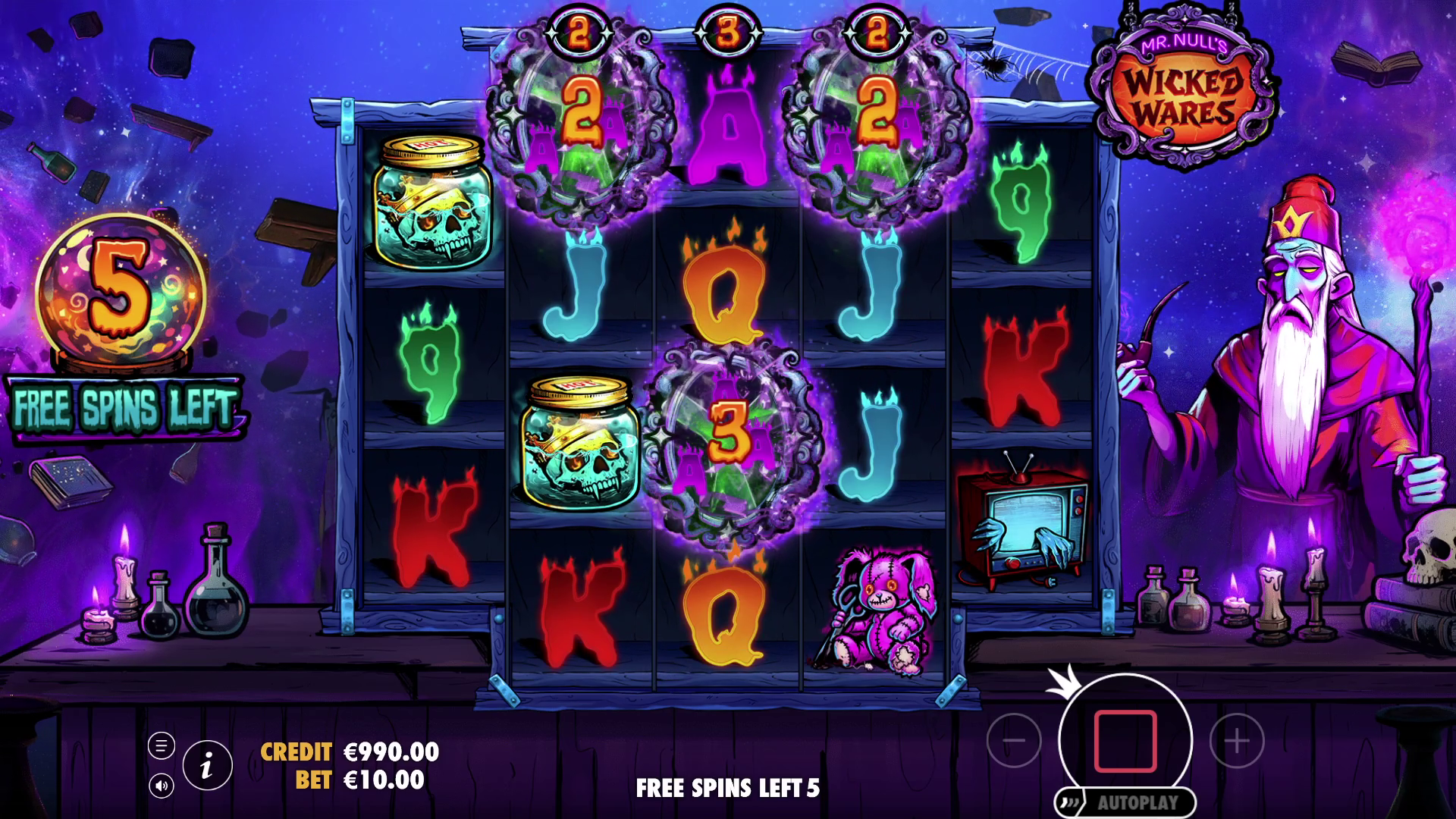 Mr. Null's Wicked Wares - Free spins 3