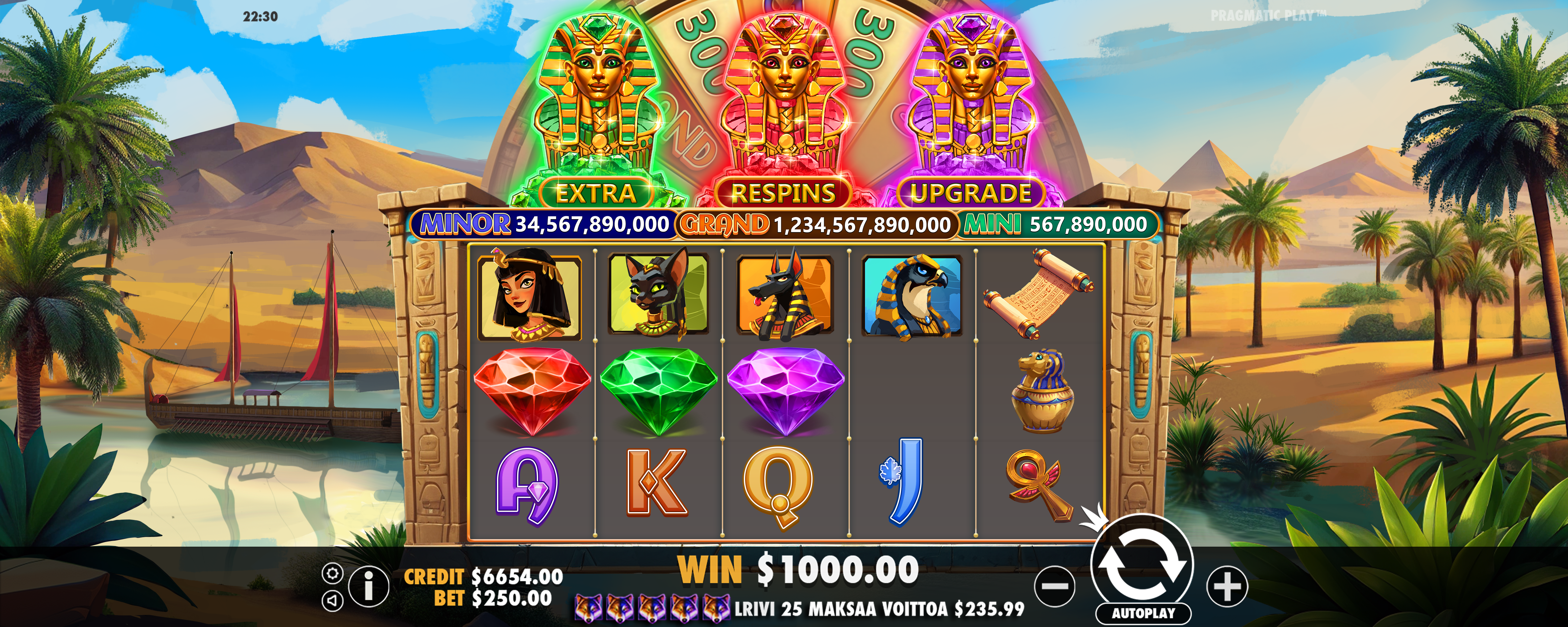 Mummy's Jewels - Big win 1