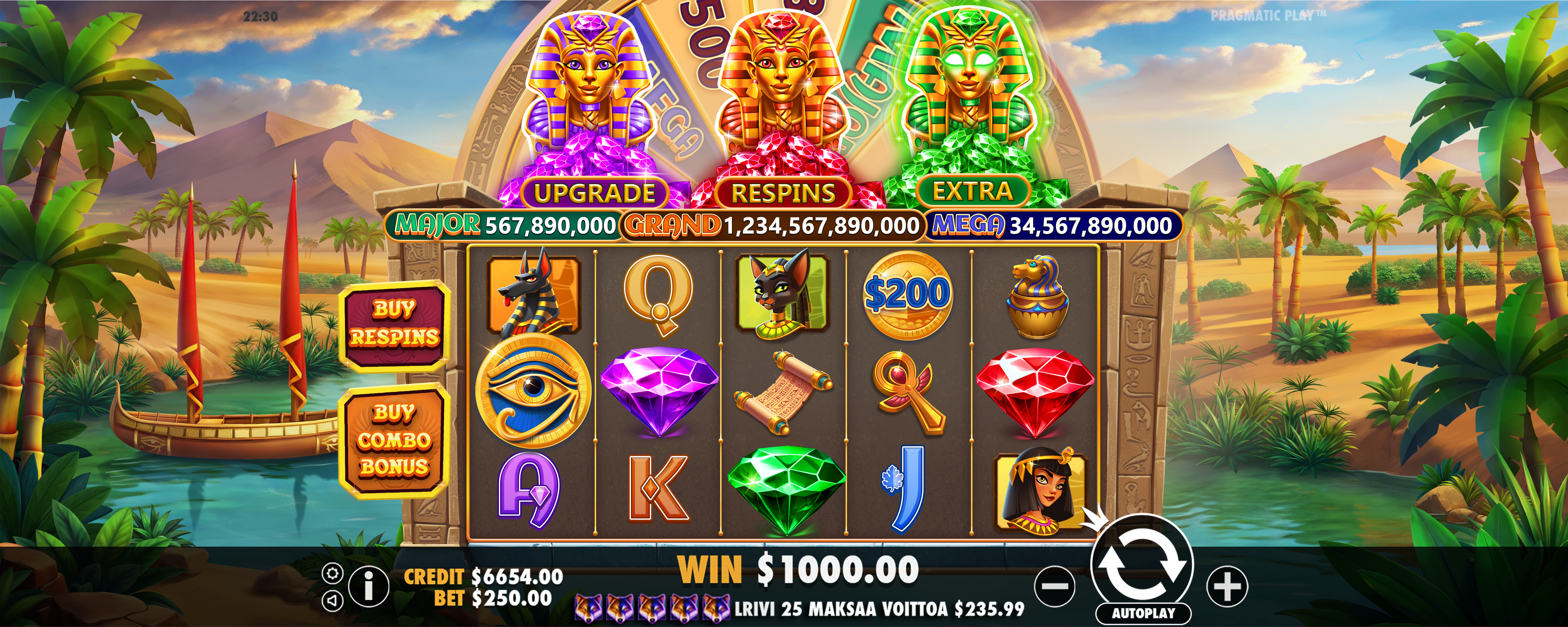 Mummy's Jewels - Big win 2