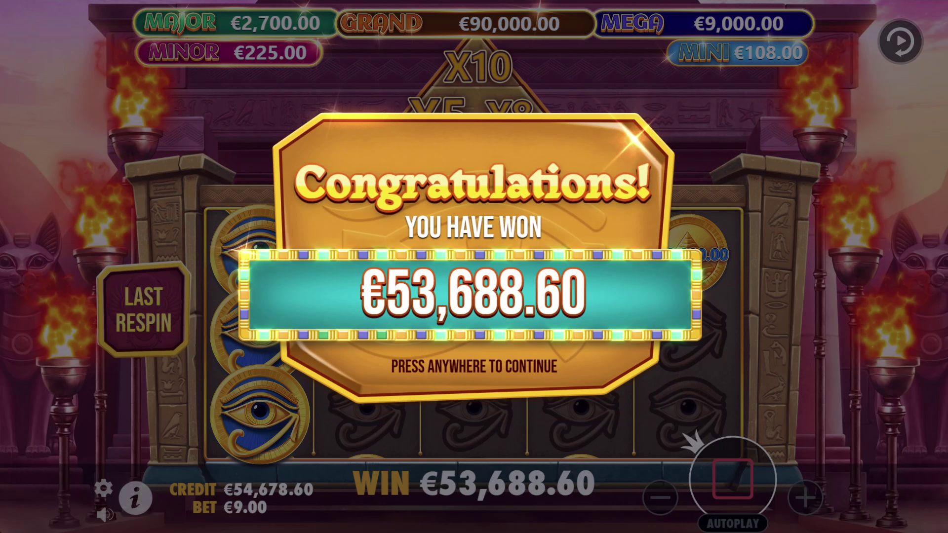 Mummy's Jewels - Free spins 1
