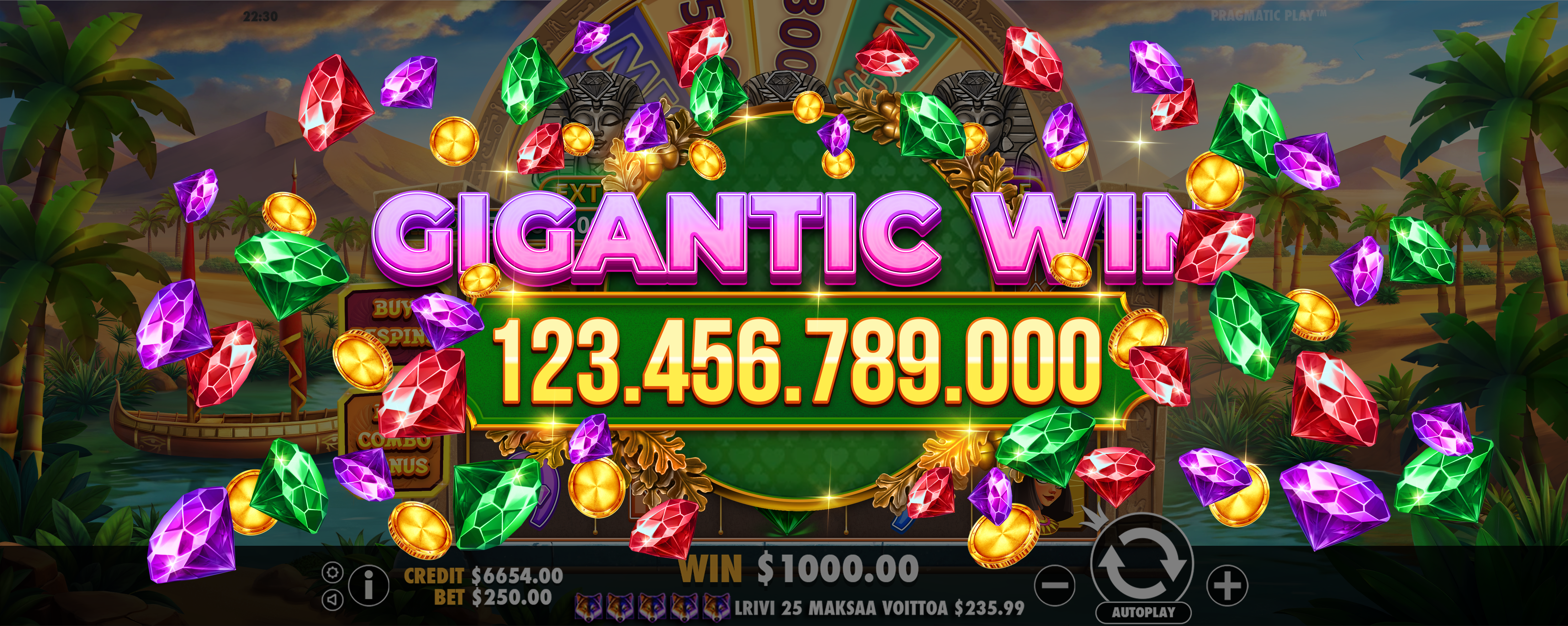 Mummy's Jewels - Big win 7
